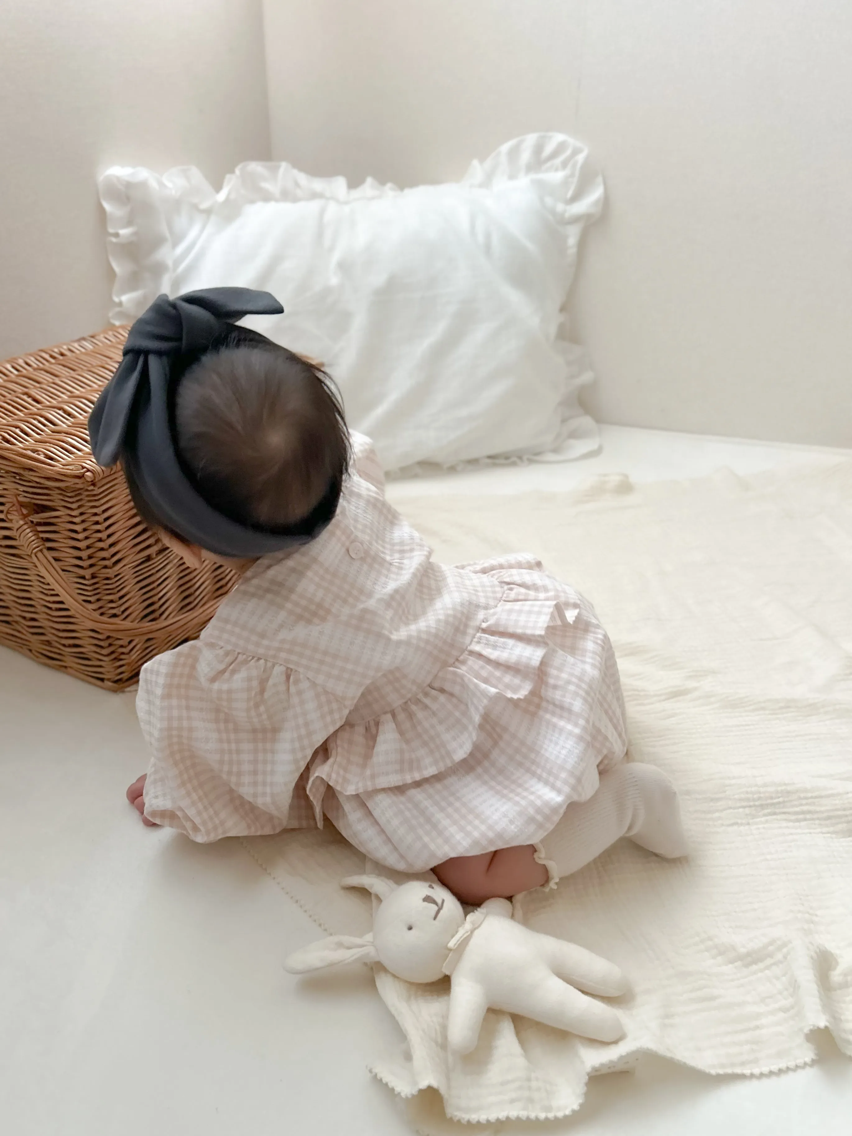Lilou check rompers