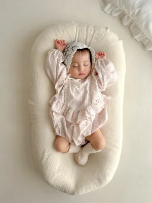 Lilou check rompers