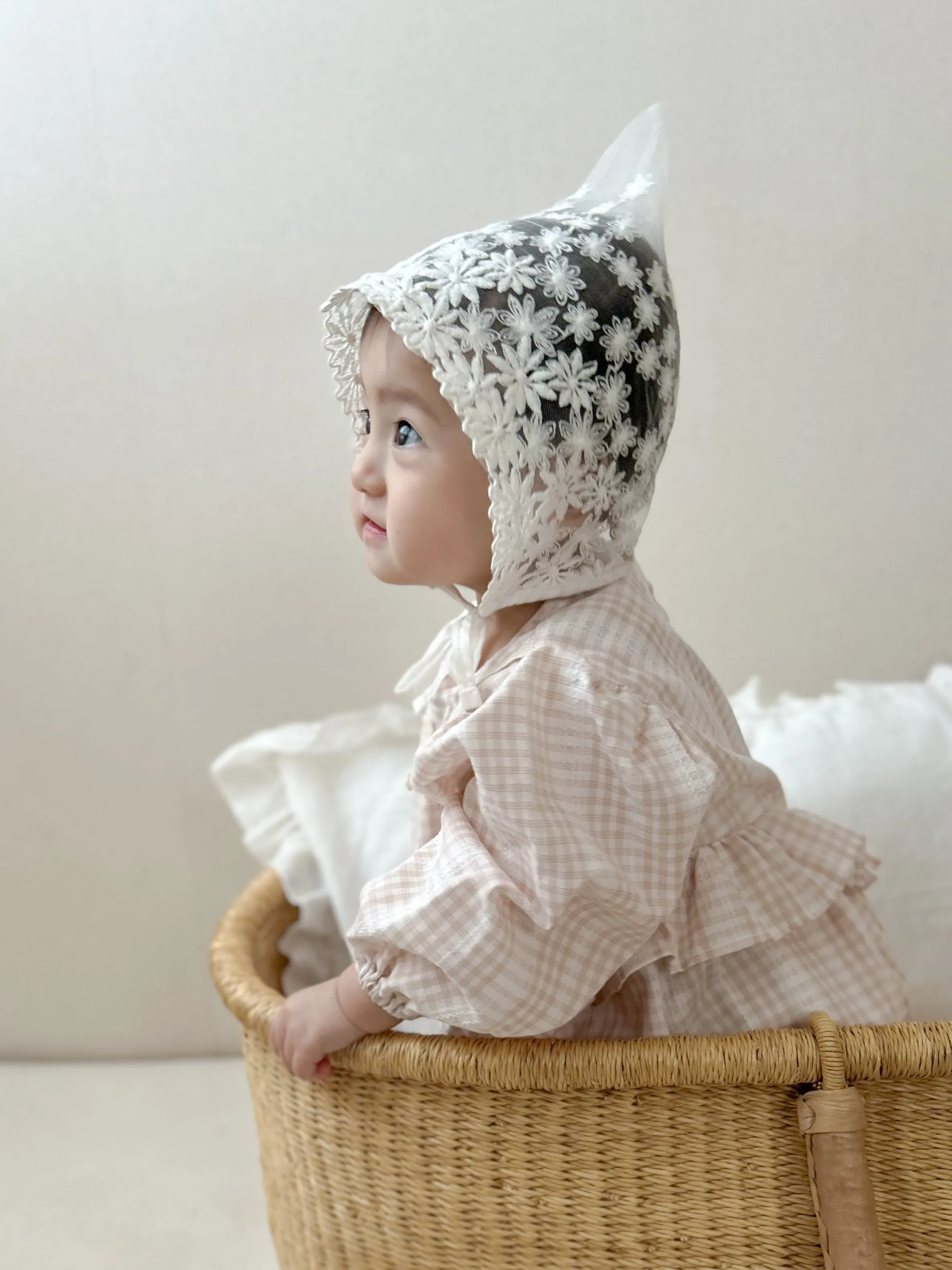 Lilou check rompers