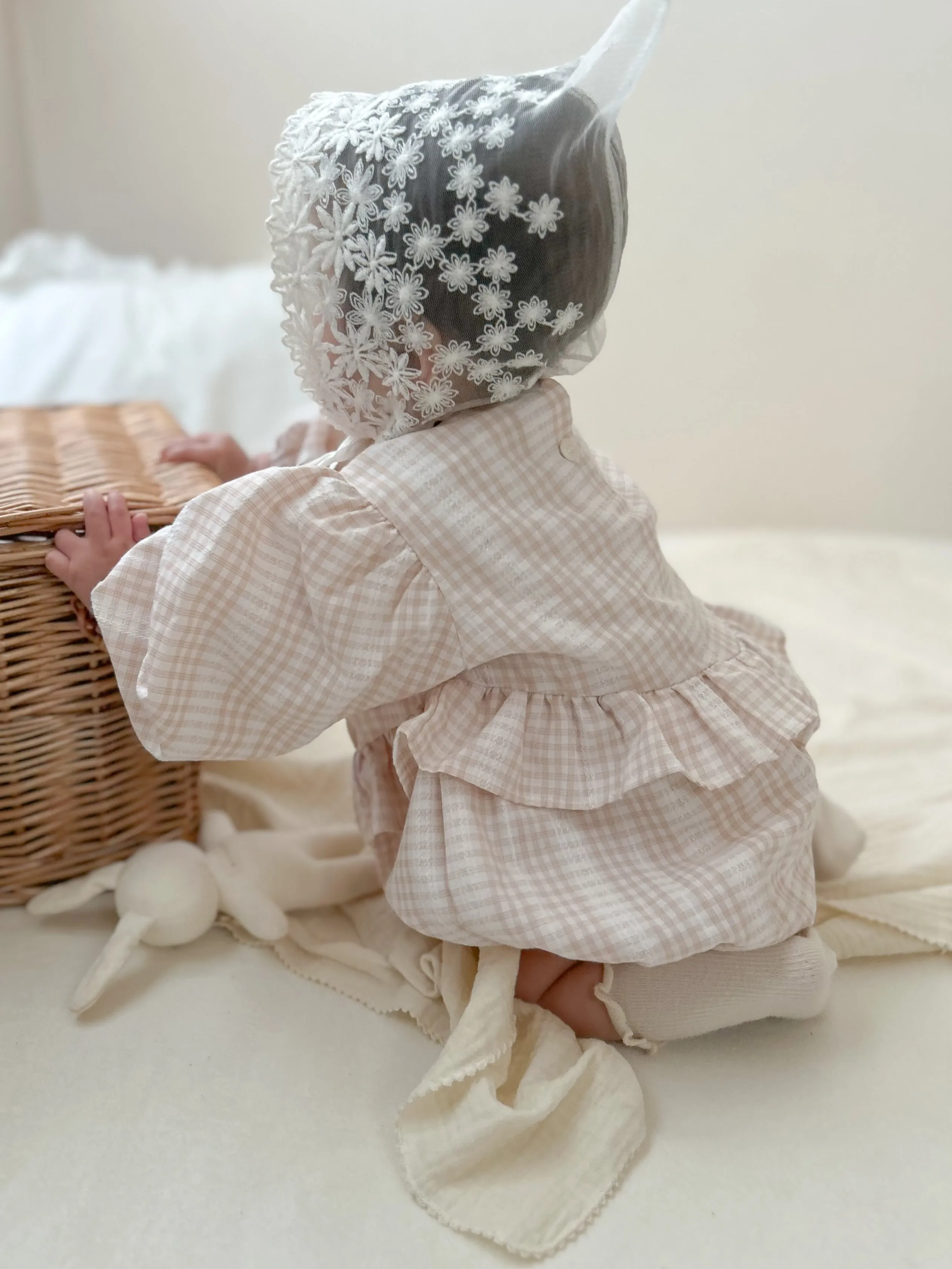 Lilou check rompers
