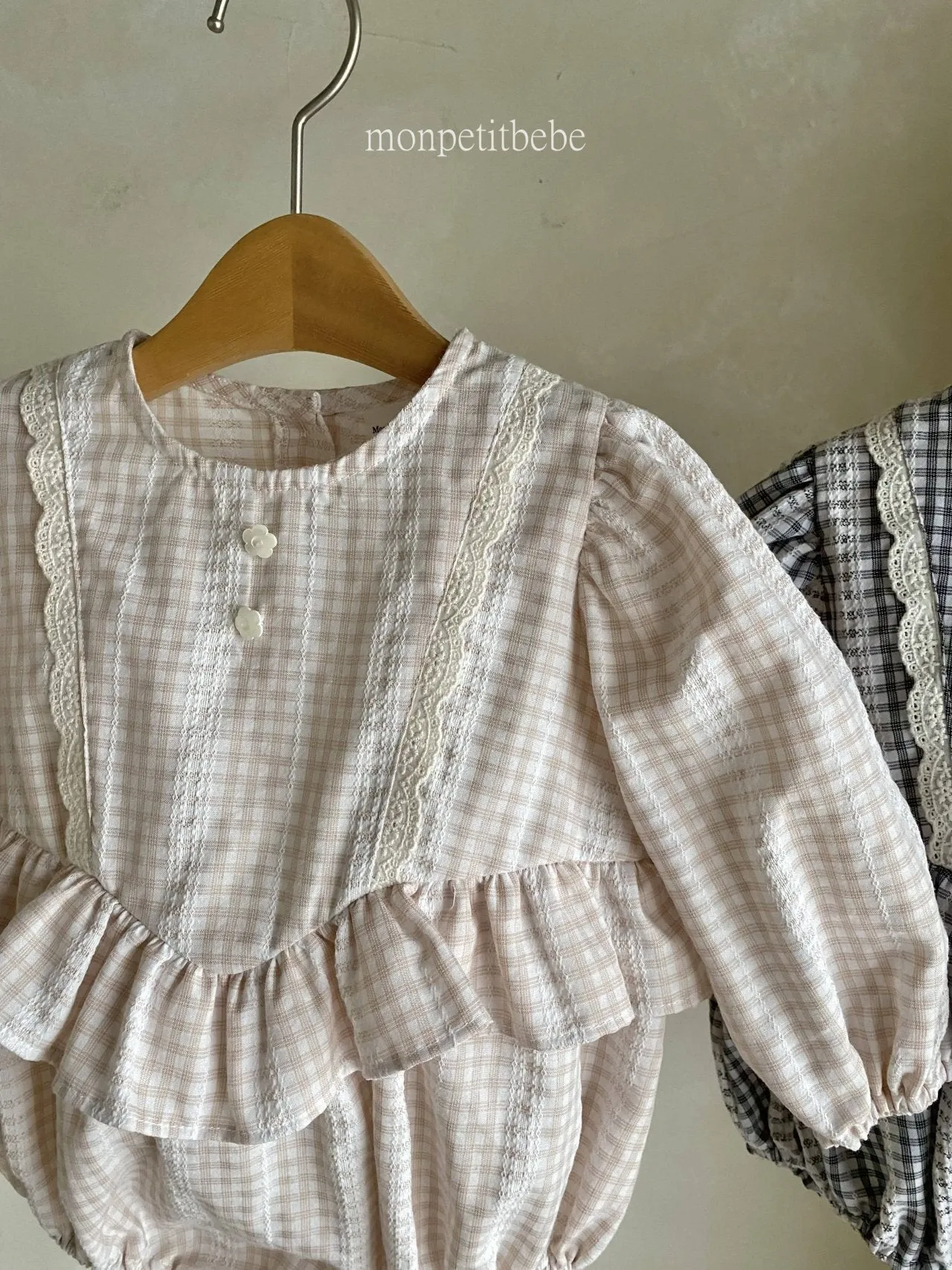 Lilou check rompers