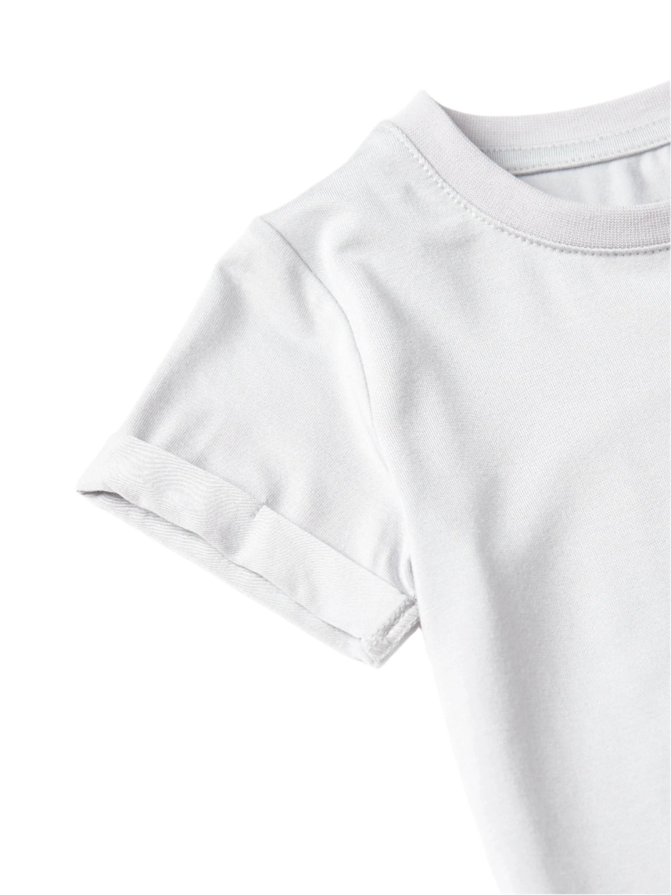 Little Bipsy Bamboo Pocket Tee - Frost