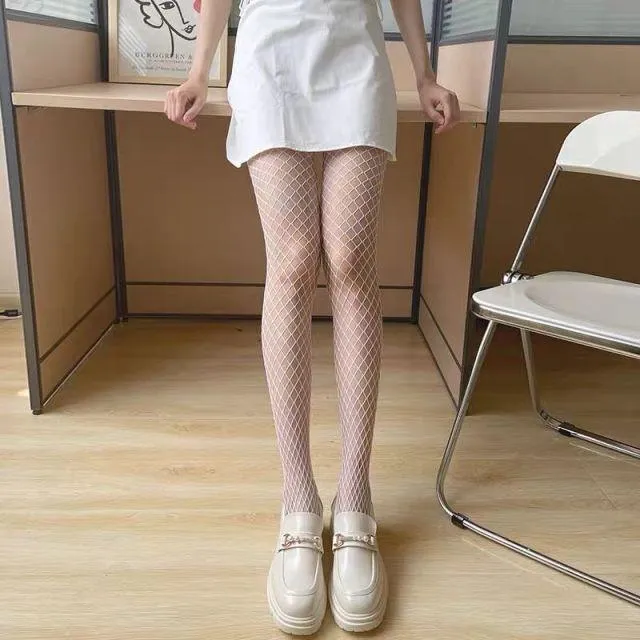Long Hollow Out Sexy Pantyhose Tights Fishnet Stockings Club Party Hosiery
