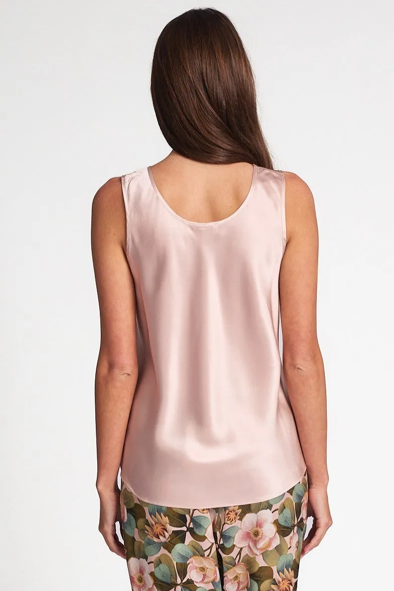 Love & Lustre Mono Silk Camisole - Dusk Pink