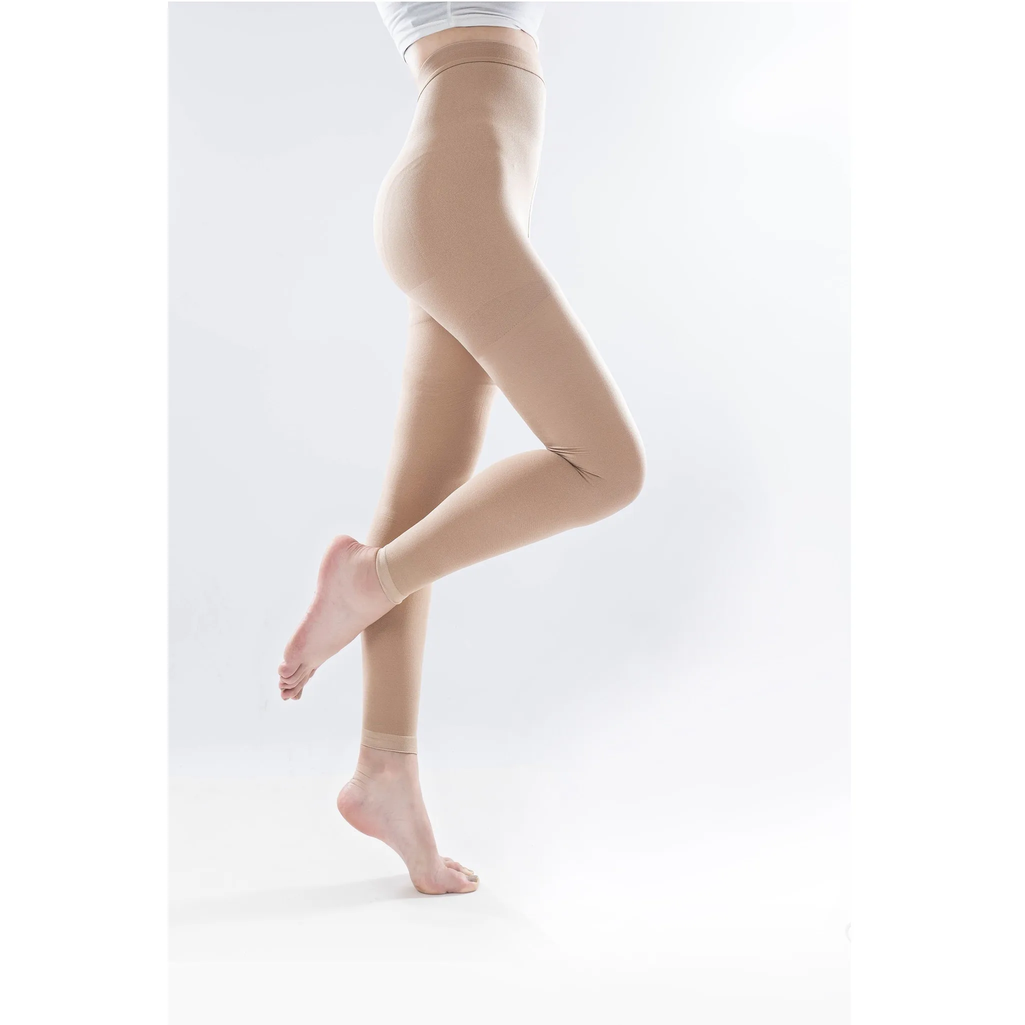 Medical Compression Stockings - Panty Hose Footless - Black or Beige - CCL 2 - 23-32mmHG