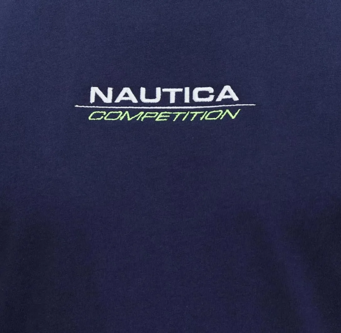 Nautica Competition Mens Navy Blue Short Sleeve T-Shirt Size XL (New)