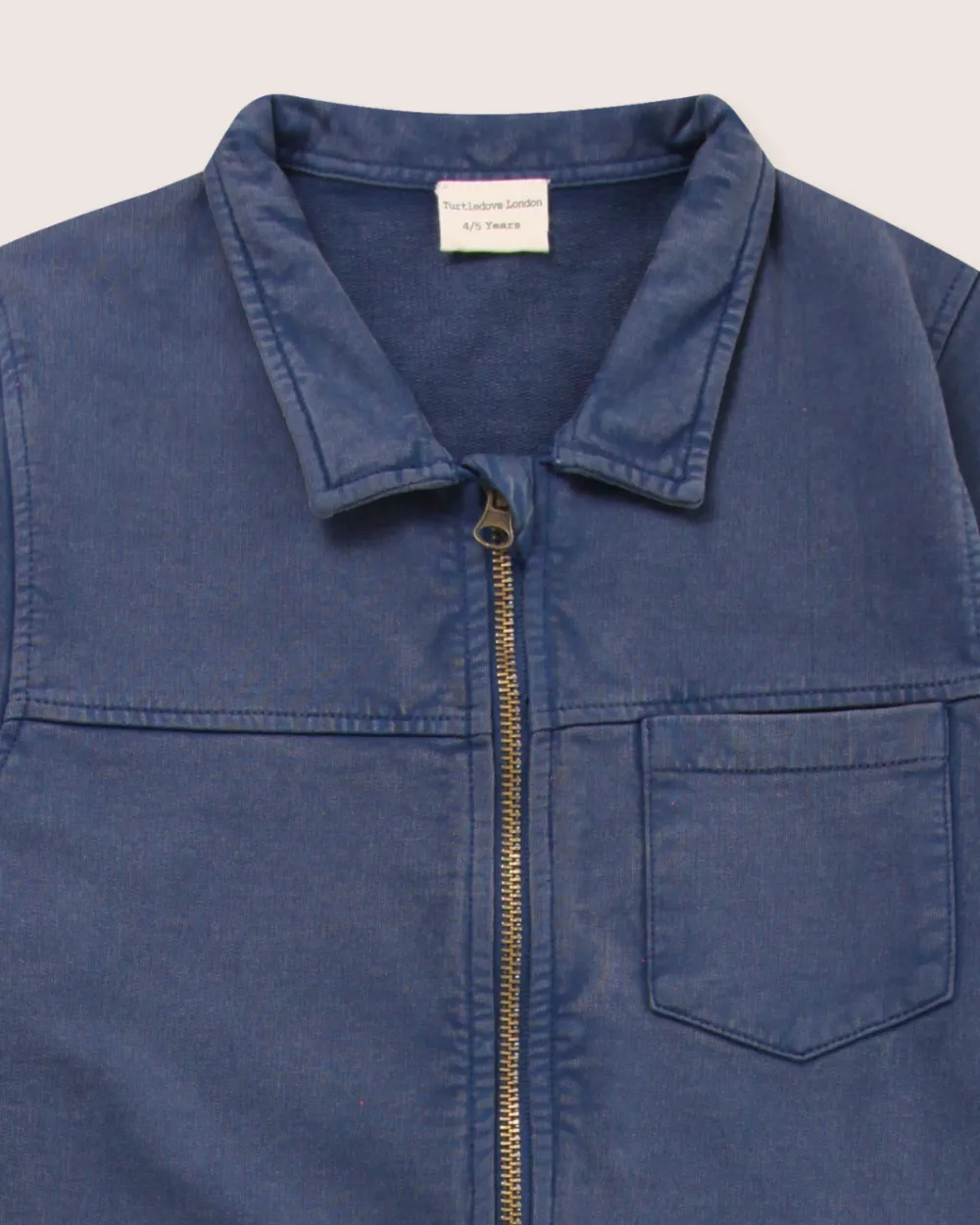 Navy Denim Overalls