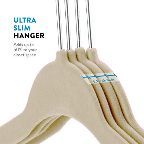Non-Slip Velvet Suit Hangers