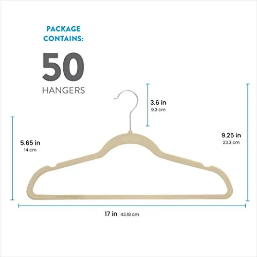 Non-Slip Velvet Suit Hangers