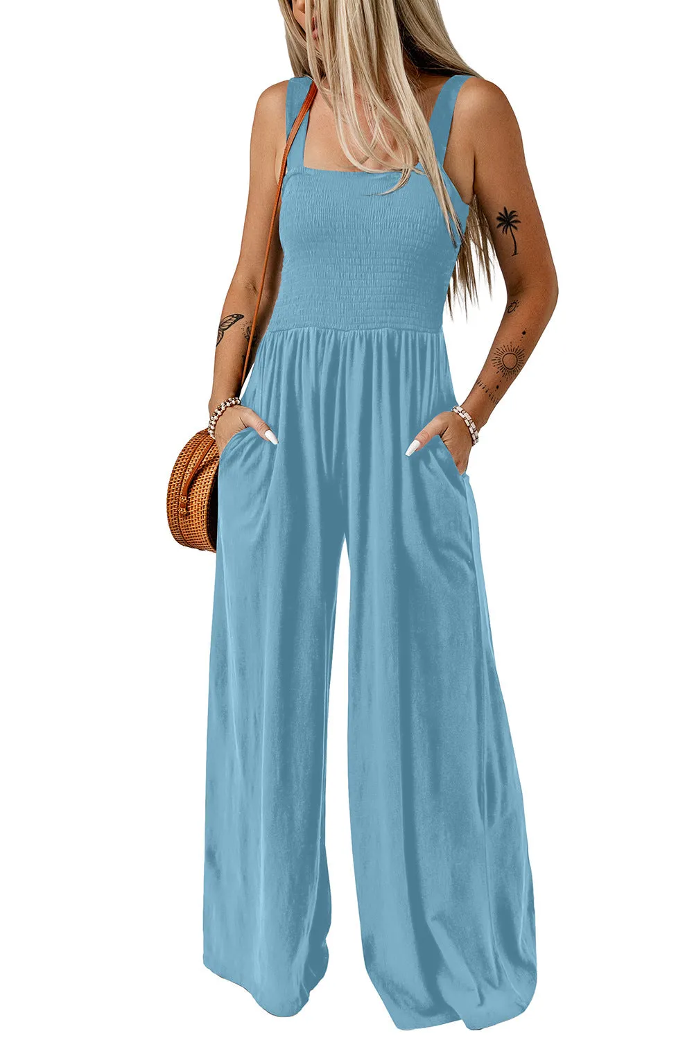 One-piece vest pants-D324 | Inspanda