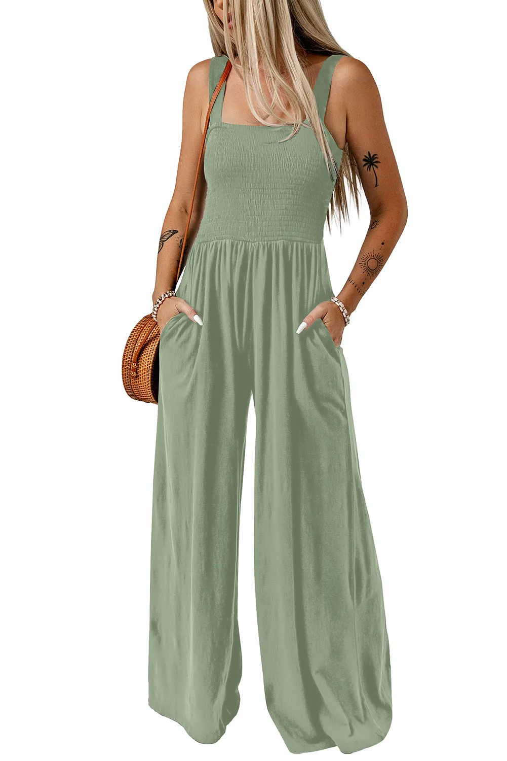 One-piece vest pants-D324 | Inspanda
