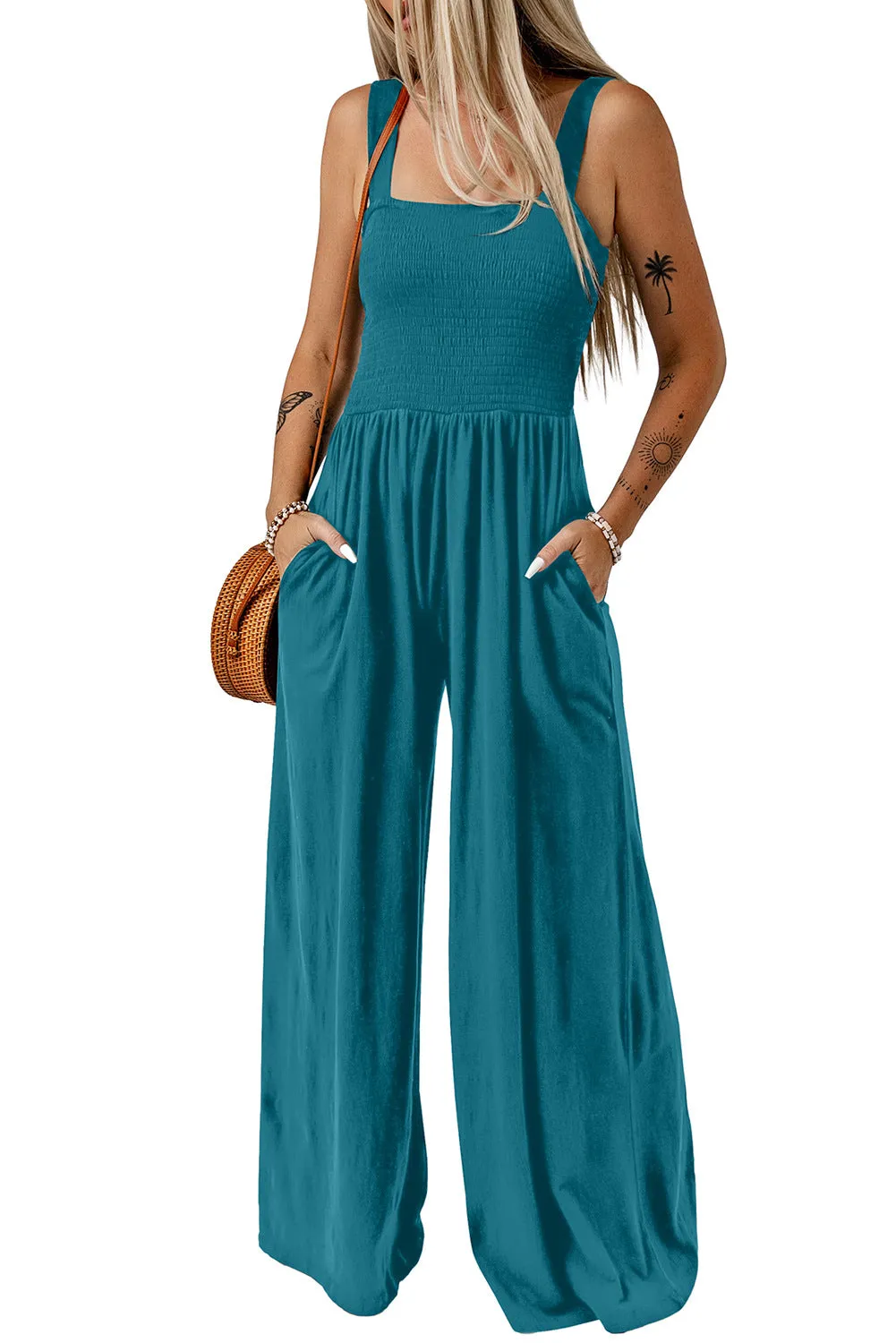 One-piece vest pants-D324 | Inspanda