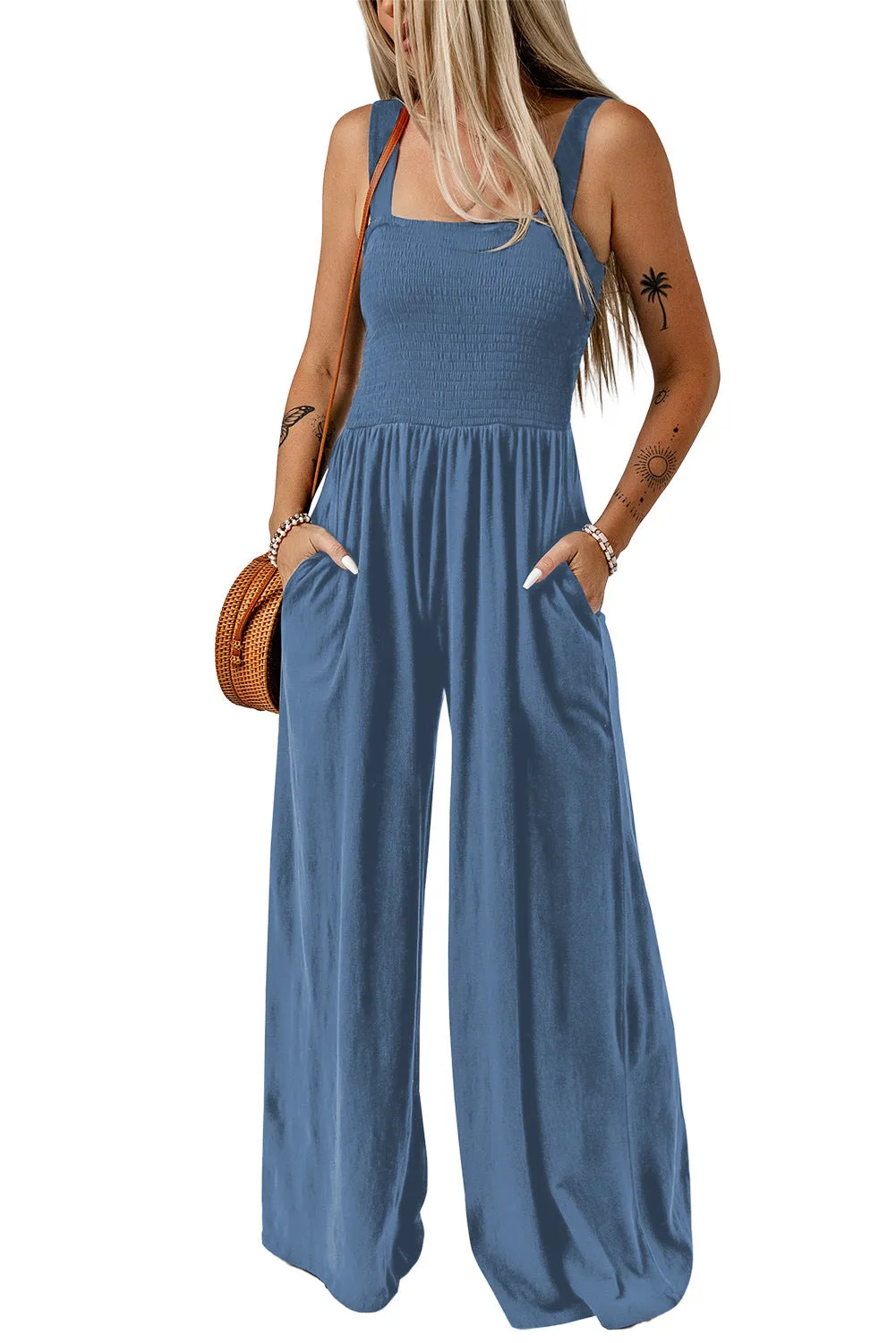 One-piece vest pants-D324 | Inspanda