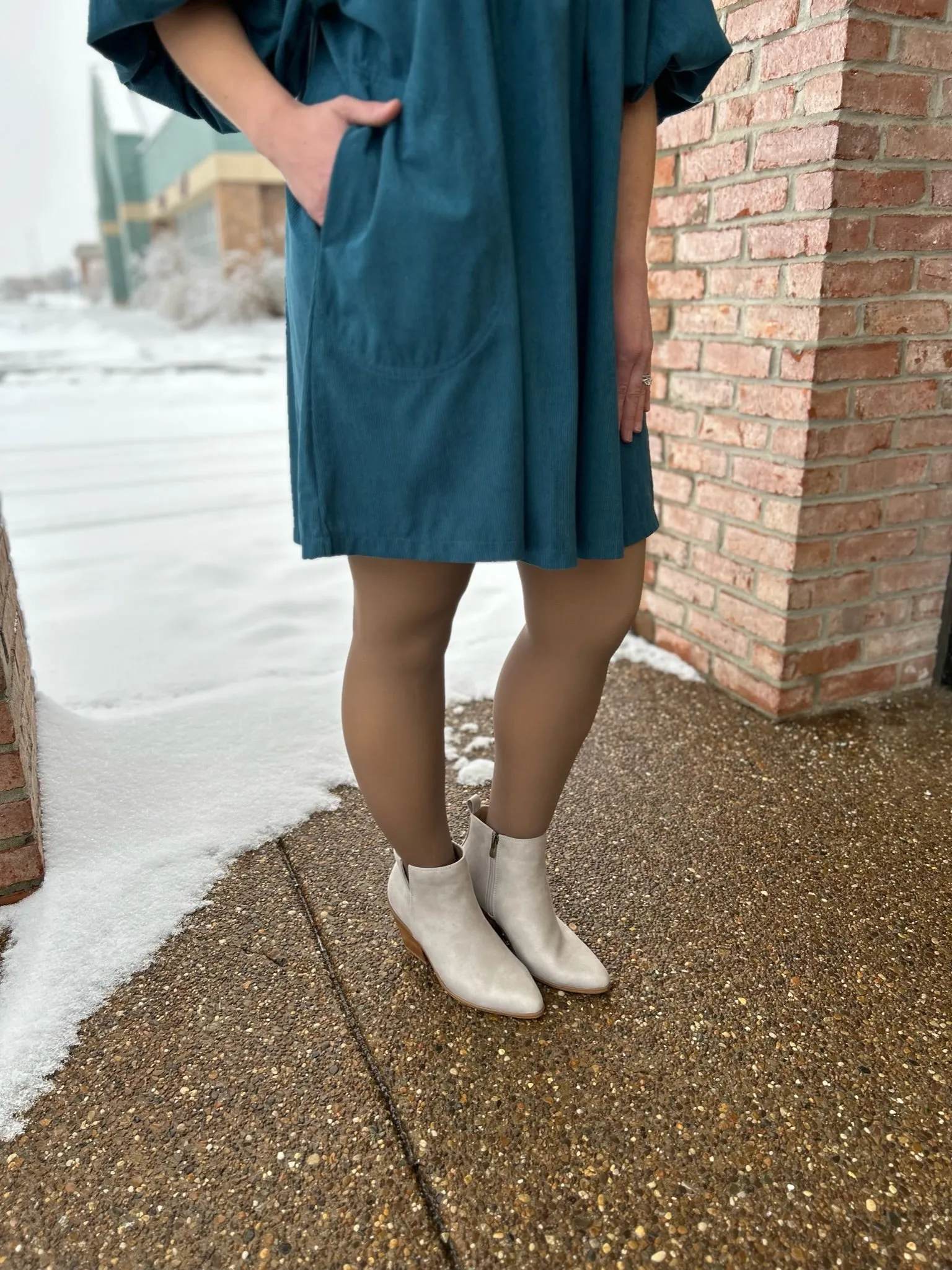 Opaque Fleece Lined Pantyhose