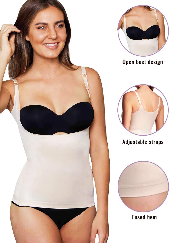 Open Bust Shaping Cami Tops