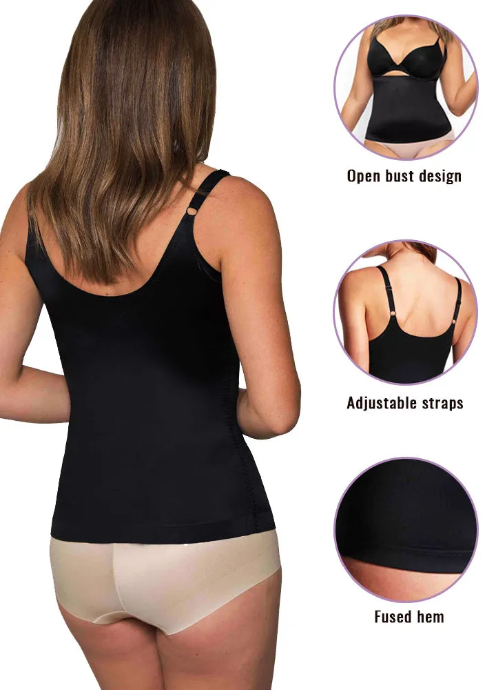 Open Bust Shaping Cami Tops