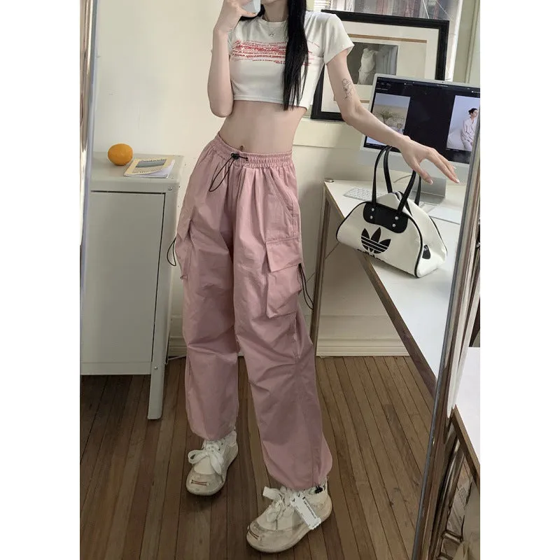 Oversize pants with multiple pockets-D131 | Inspanda