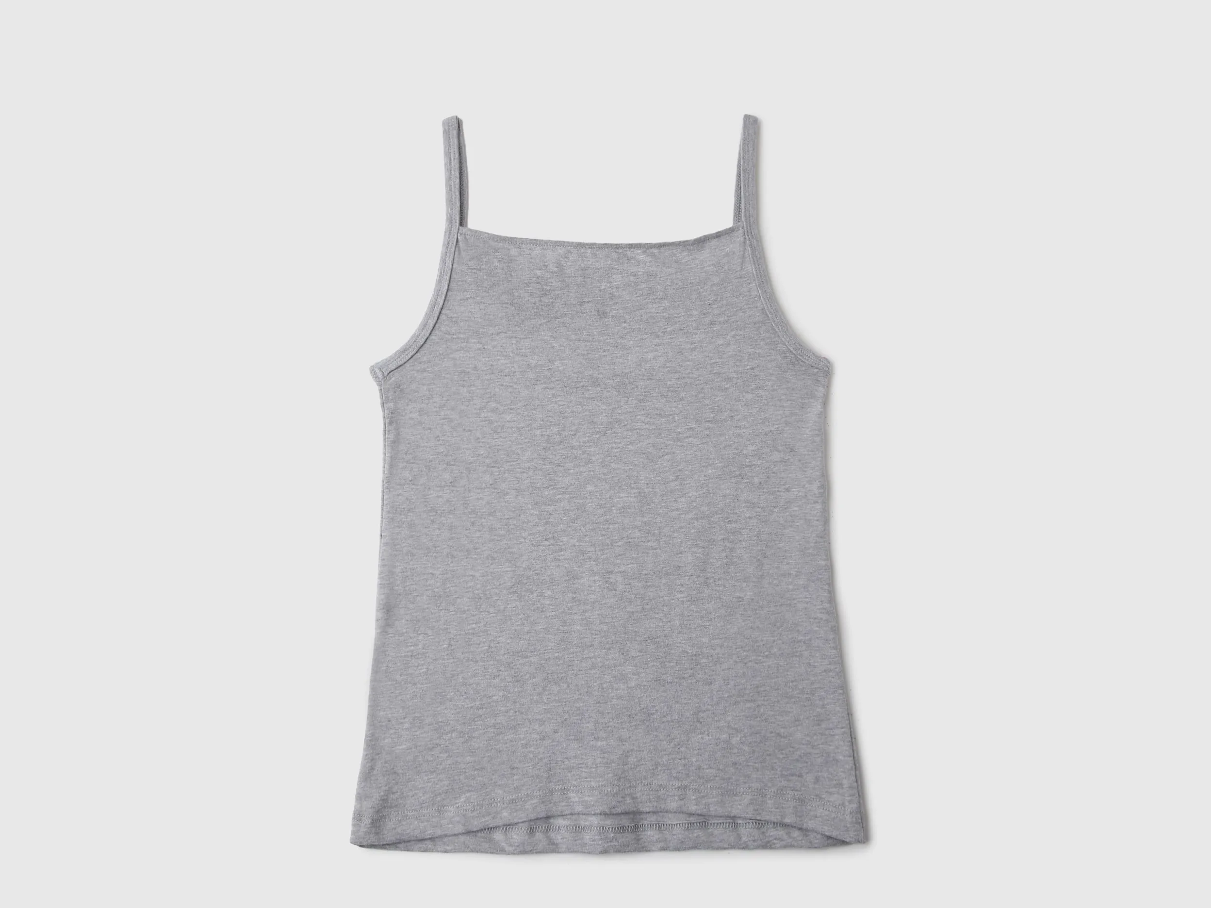 Pack of 2 Regular Fit Box Neck Solid Colour Camisole