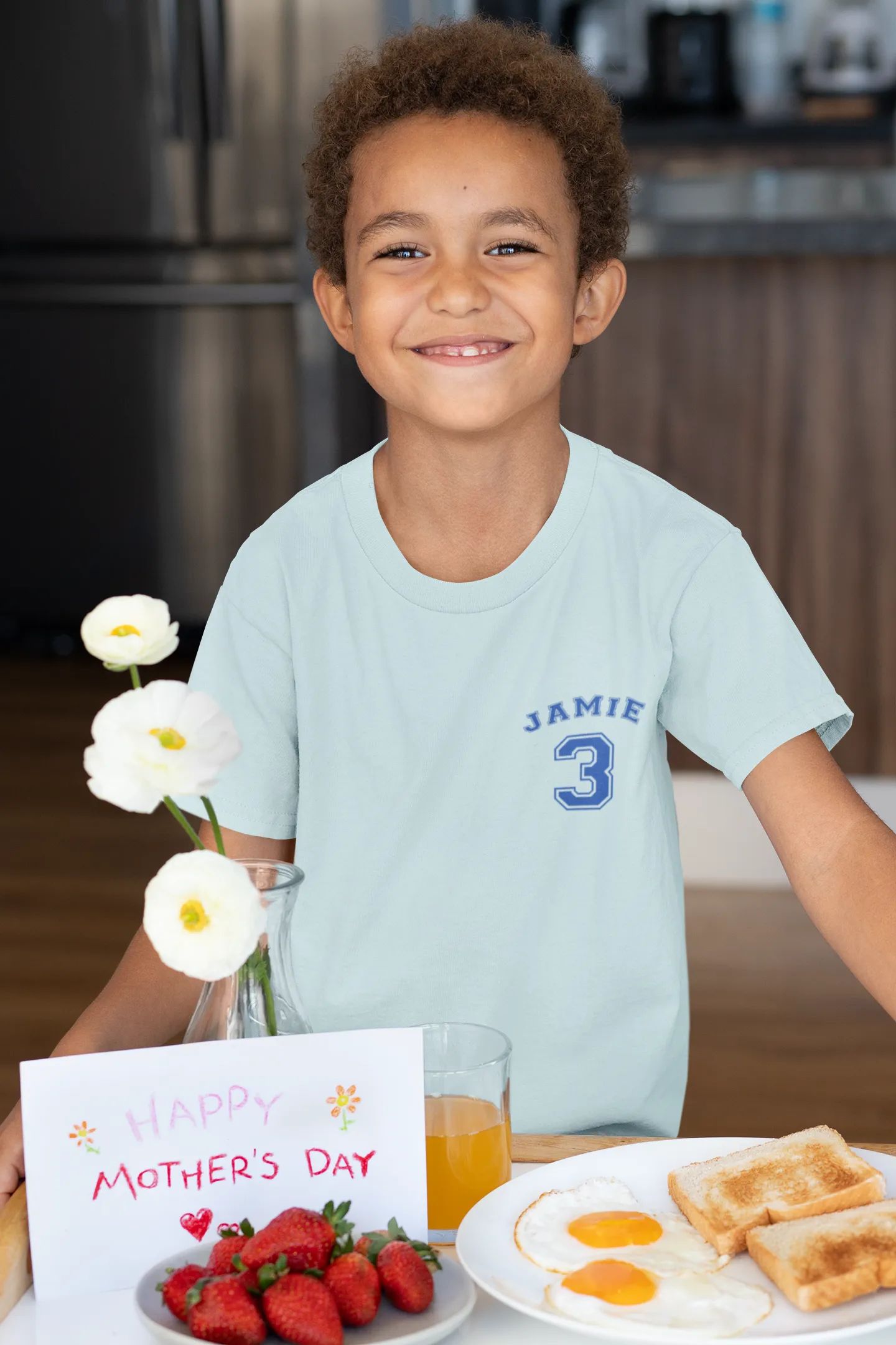 Personalised Name and Age T Shirt