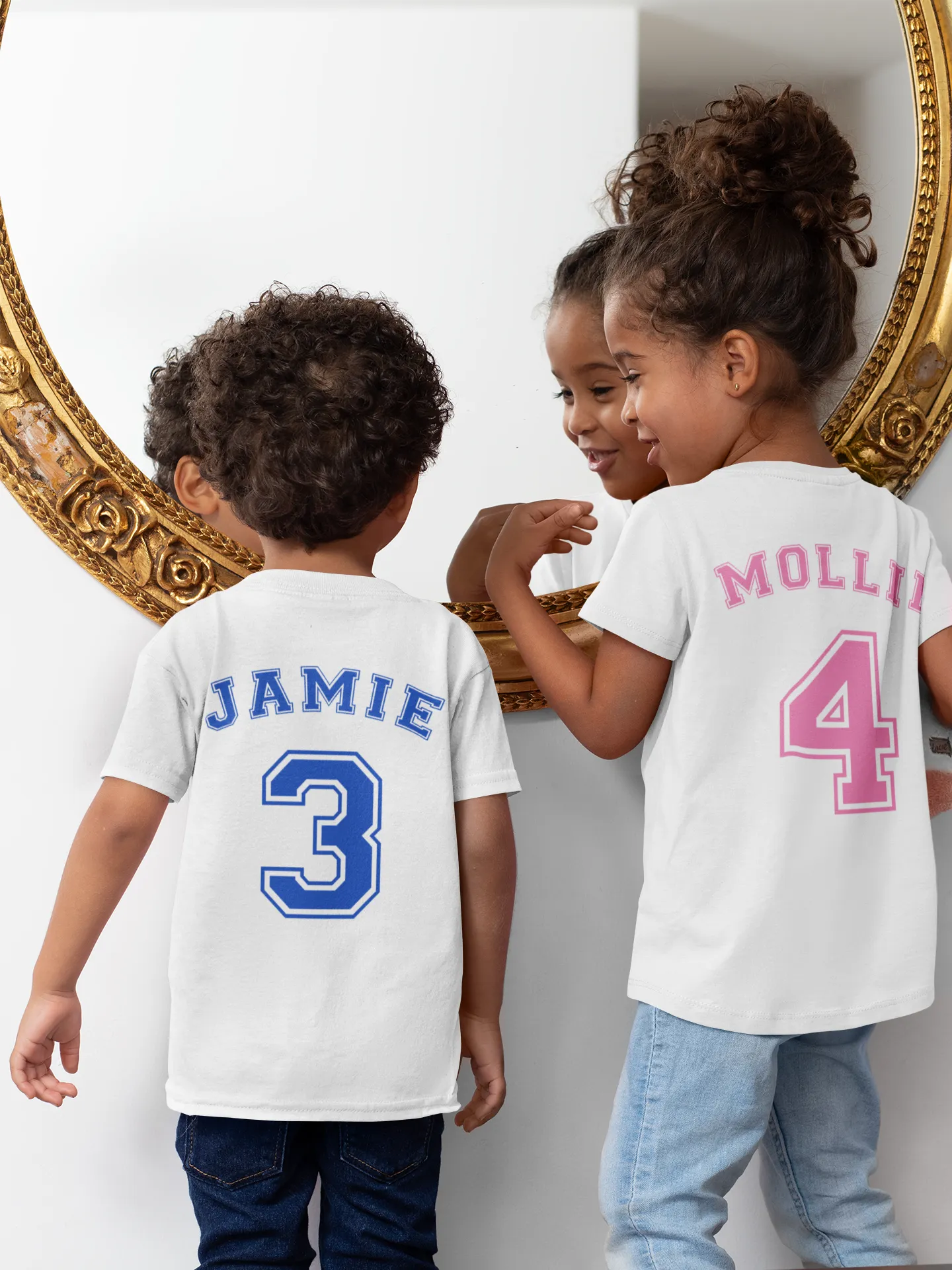 Personalised Name and Age T Shirt
