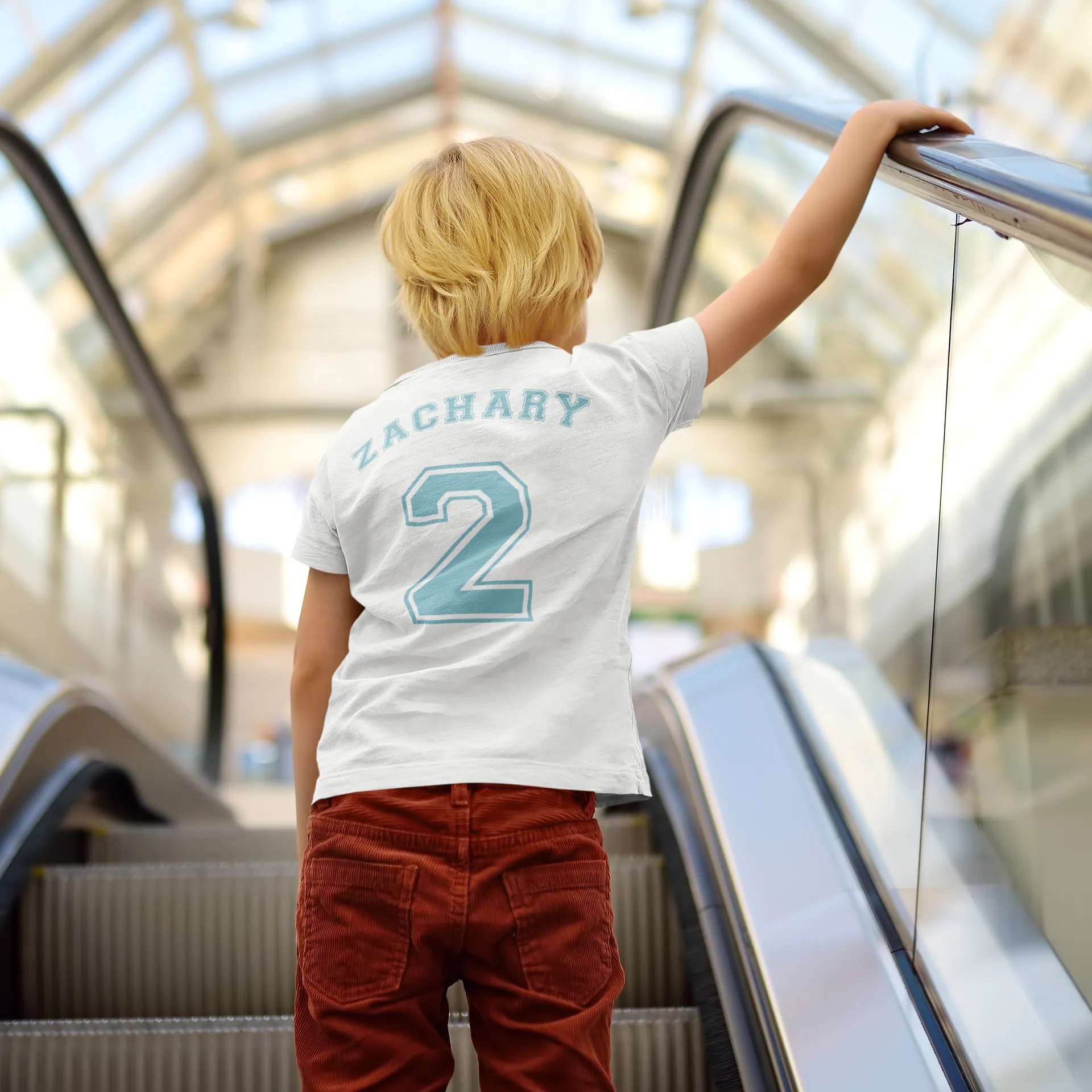 Personalised Name and Age T Shirt