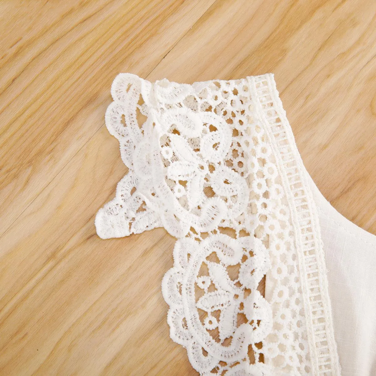 Princess Laced Open Back V Suit