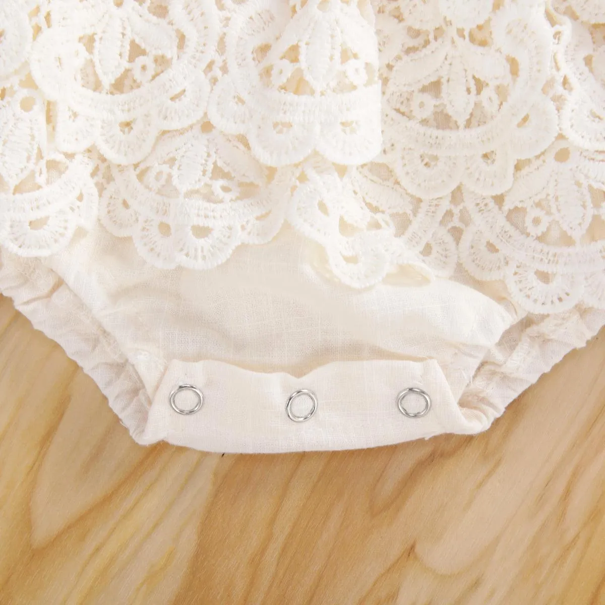 Princess Laced Open Back V Suit