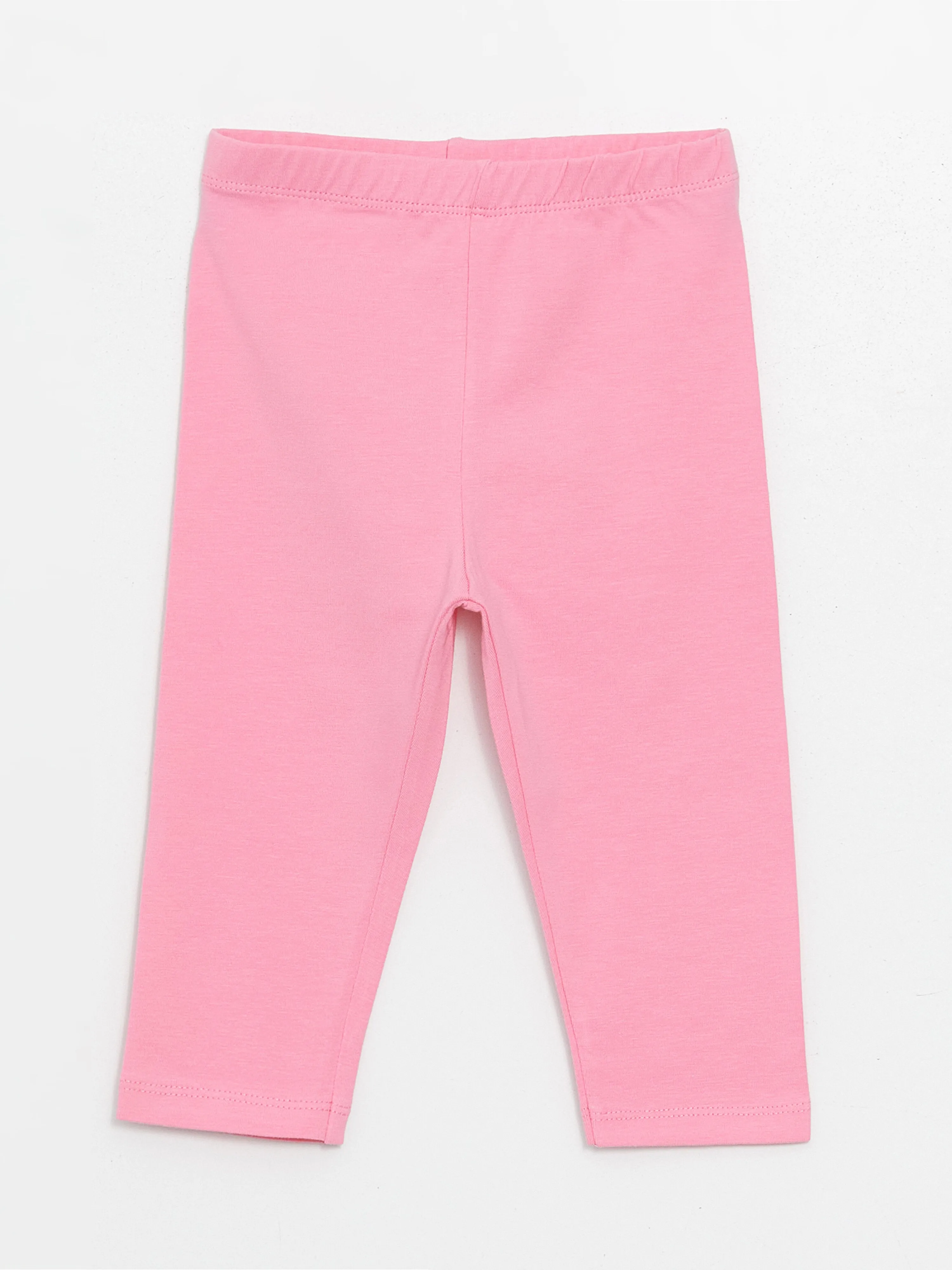 Printed Baby Girl Tights with Elastic Waist, 2 Pack