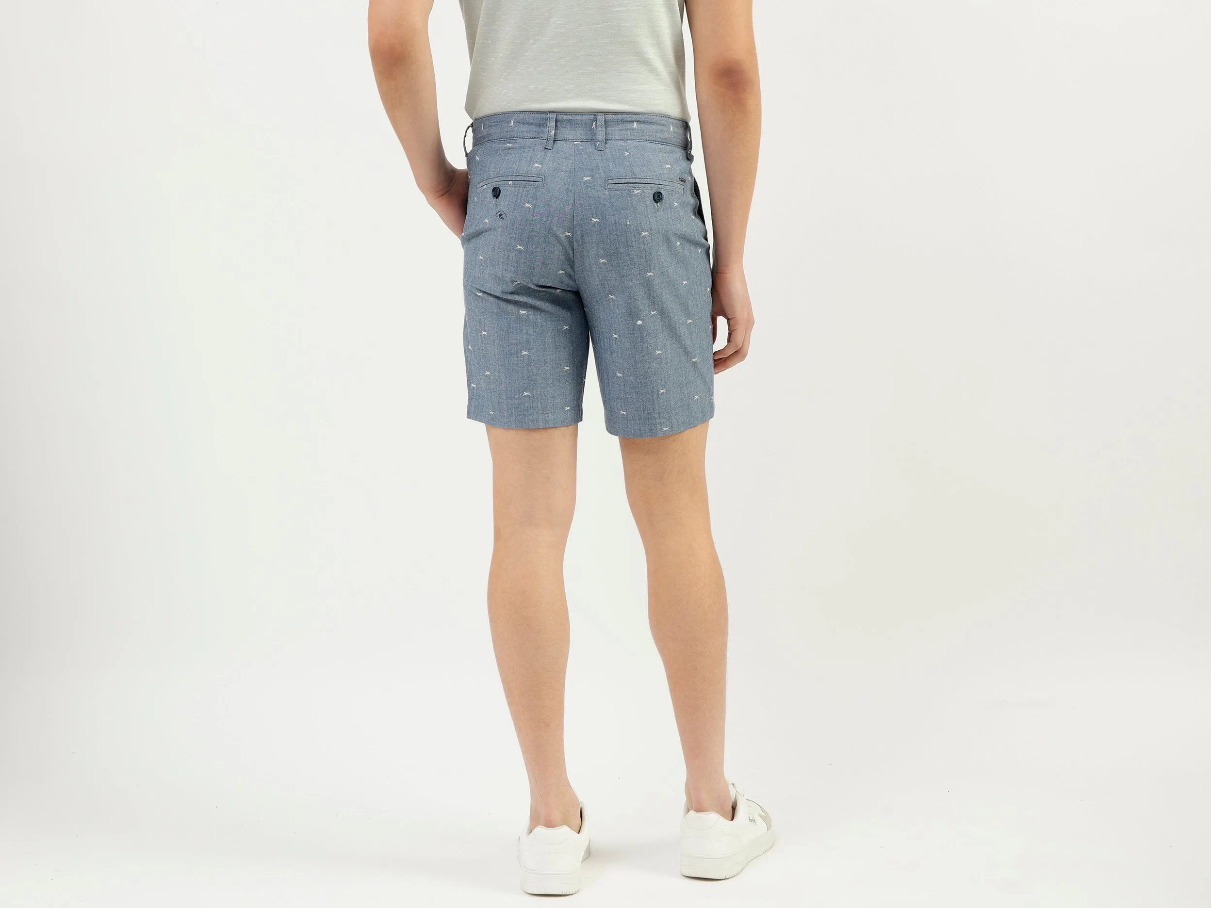 Printed Slim Fit Shorts