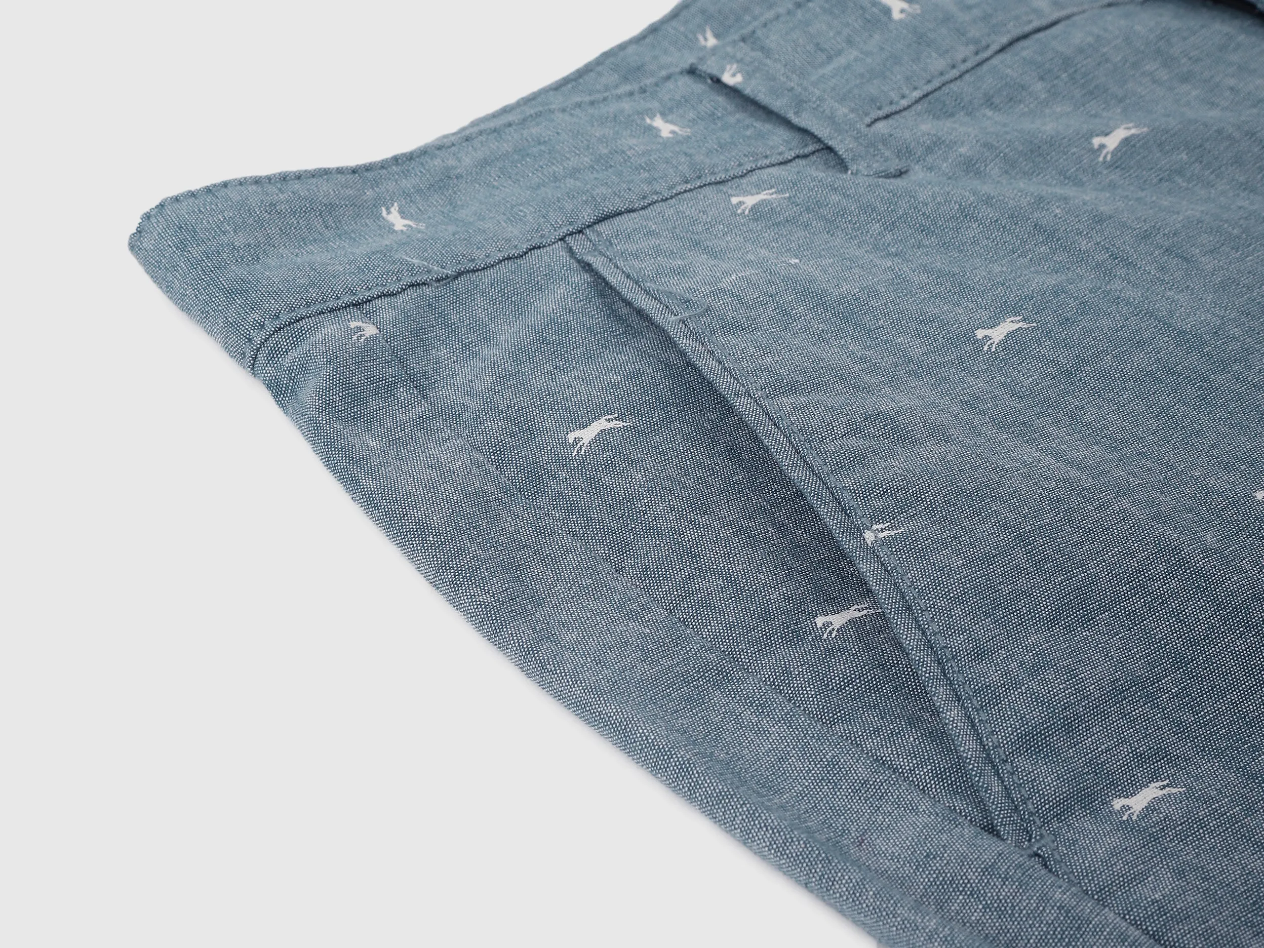 Printed Slim Fit Shorts