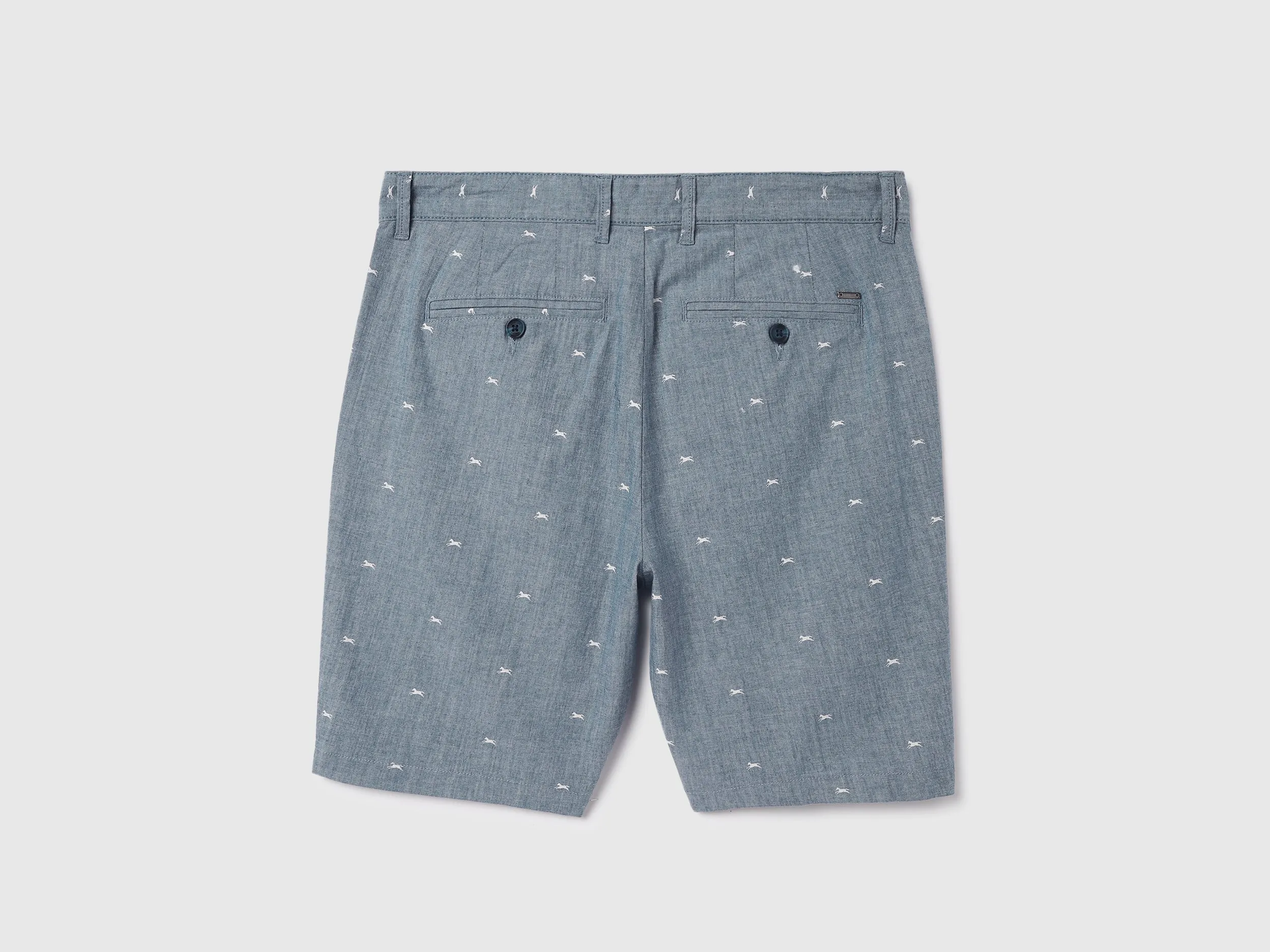 Printed Slim Fit Shorts