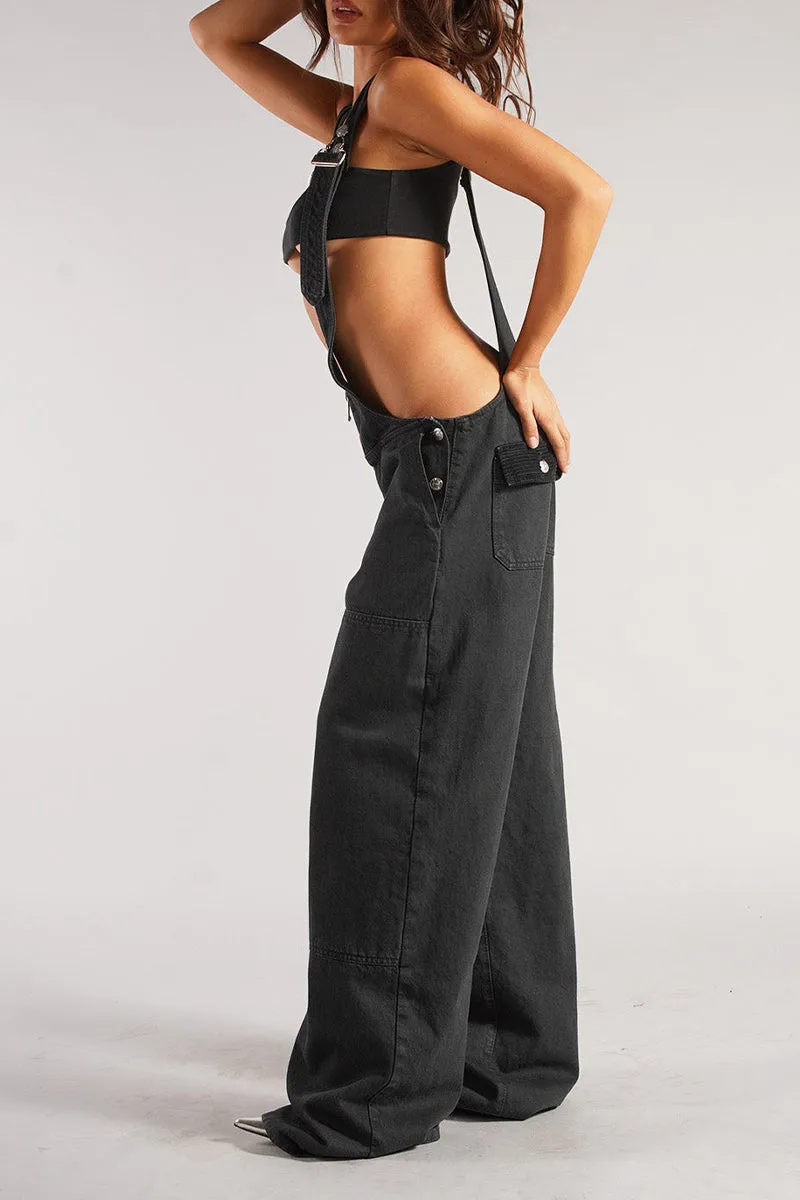 PS3410 Overall Denim Jeans Pant