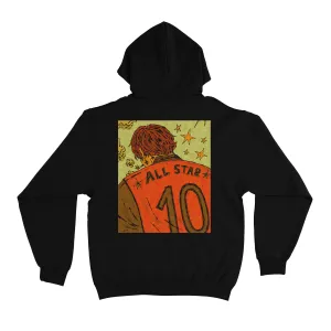 "All Star" Basic Hoodie Black
