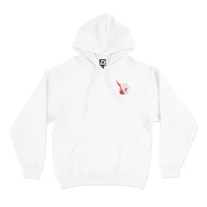 "Cursed" Basic Hoodie White
