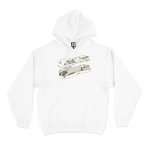 "Doggo" Basic Hoodie White