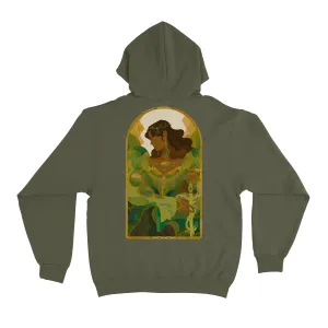 "Empress" Basic Hoodie Green