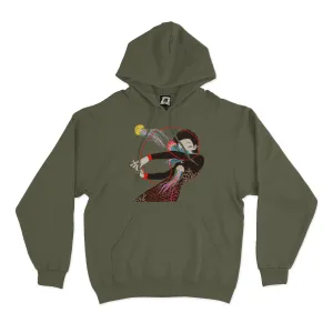 "Jellyfish" Basic Hoodie Beige