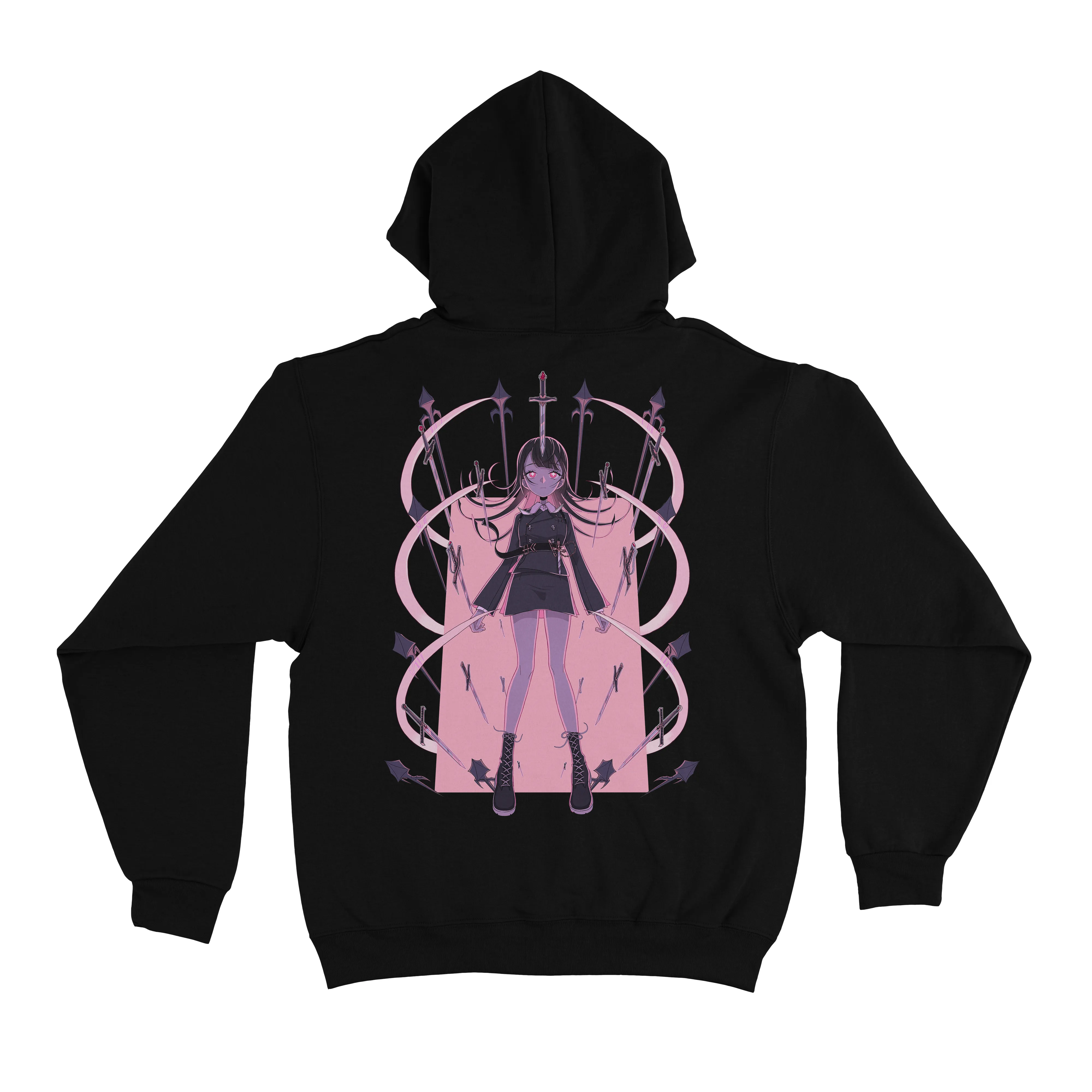 "Sleep Paralysis" Basic Hoodie Black/White