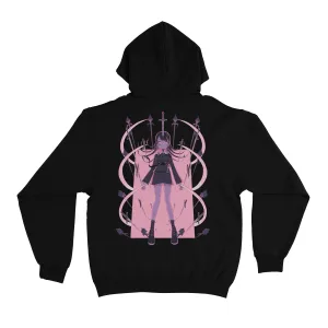 "Sleep Paralysis" Basic Hoodie Black/White