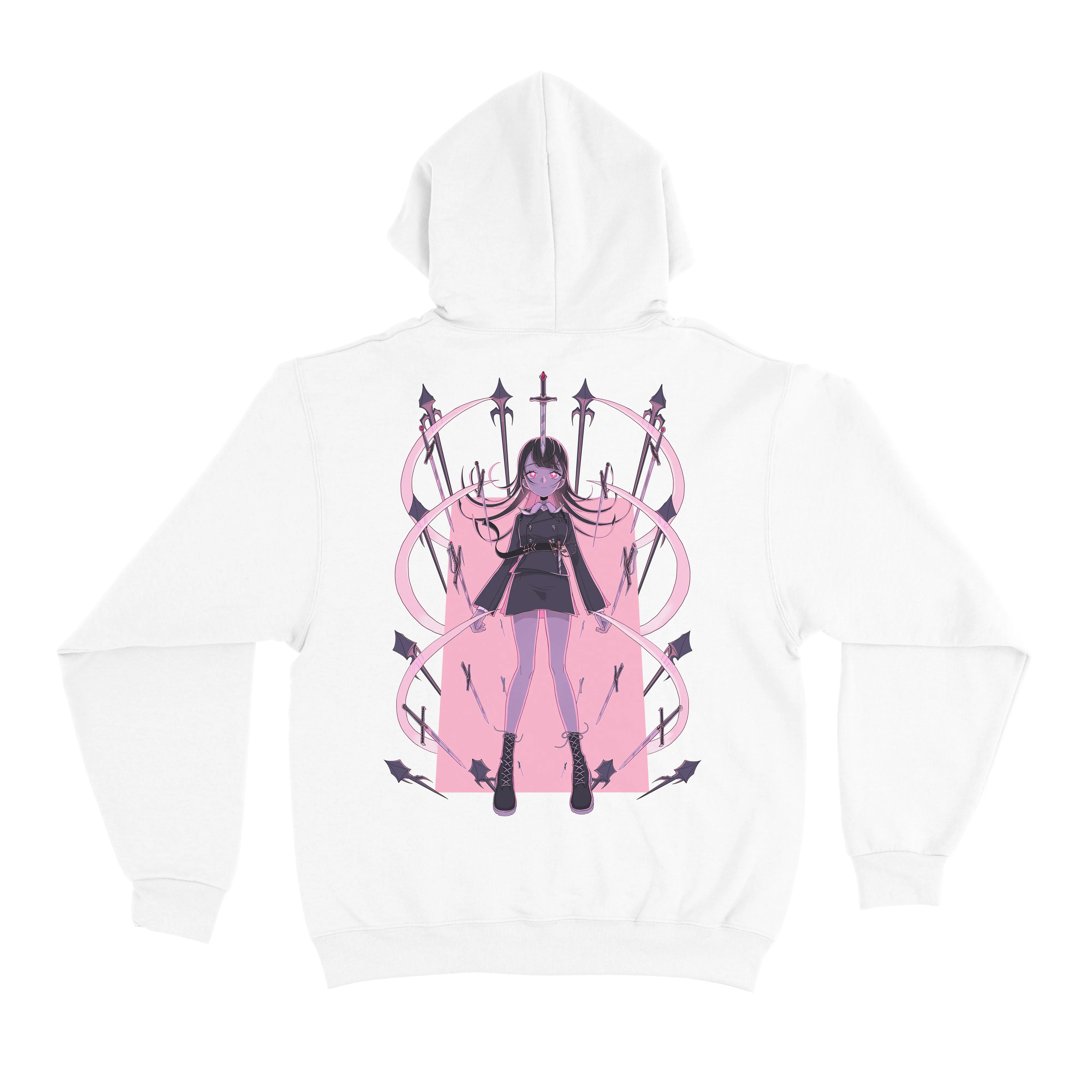 "Sleep Paralysis" Basic Hoodie Black/White