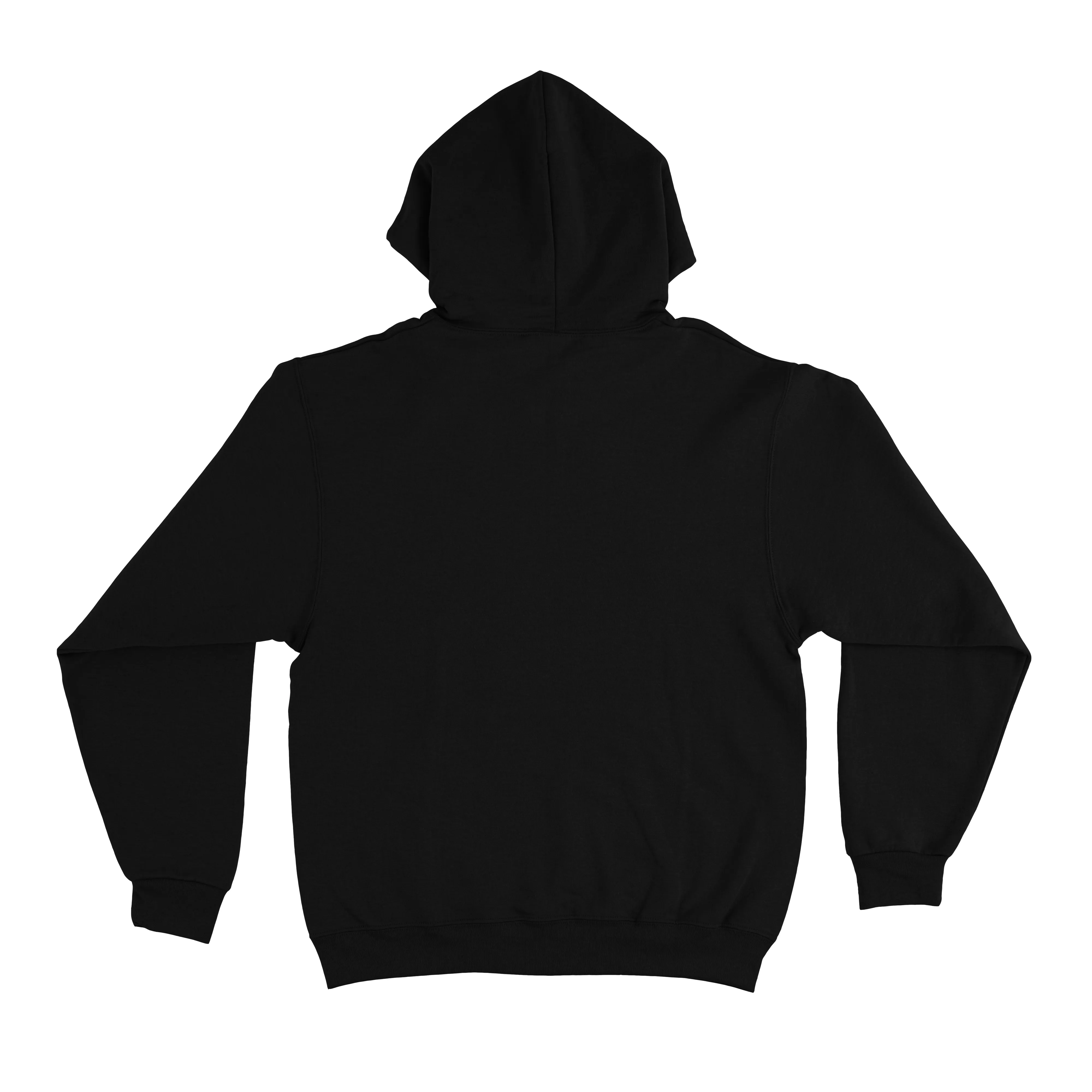 "Zero" Basic Hoodie White/Black