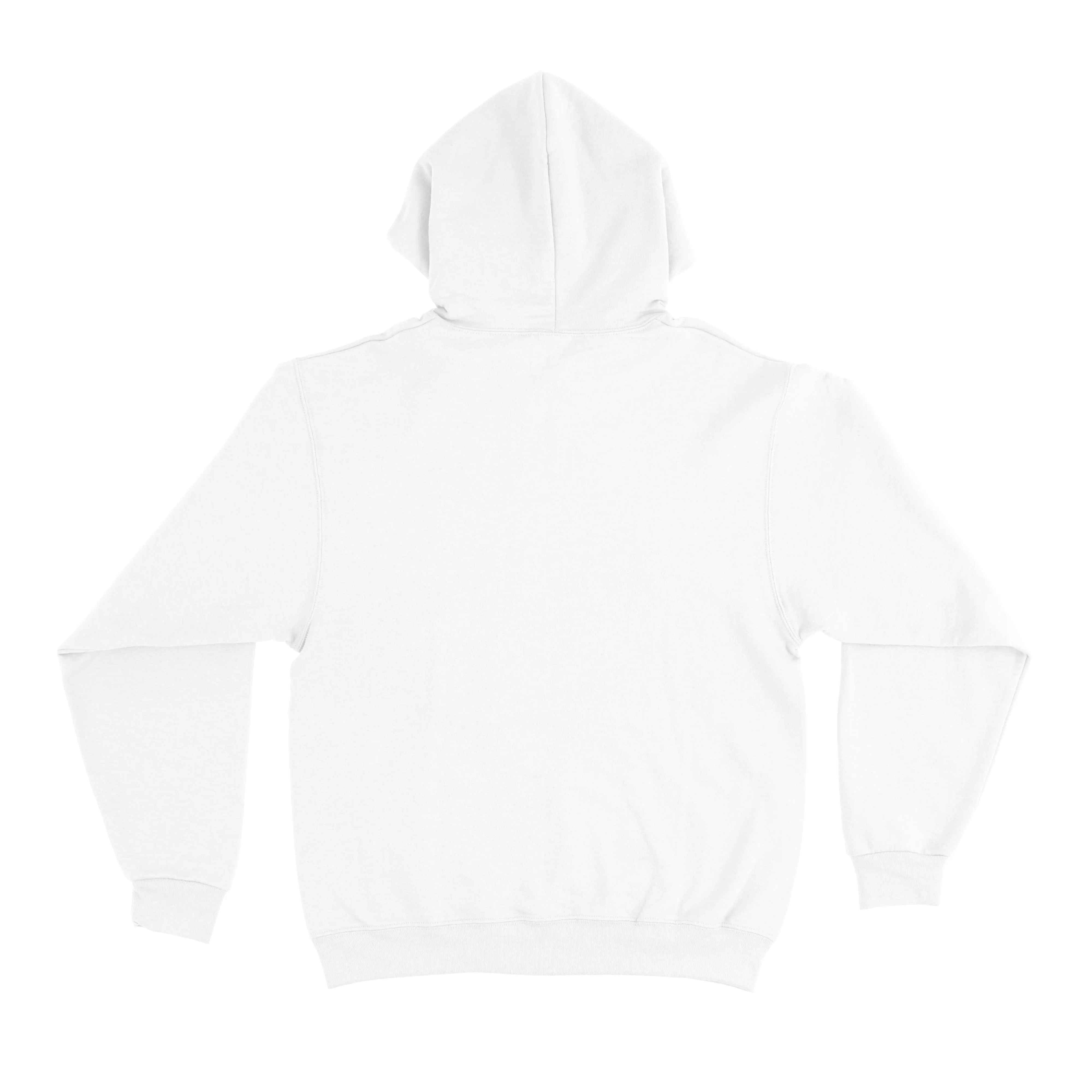 "Zero" Basic Hoodie White/Black