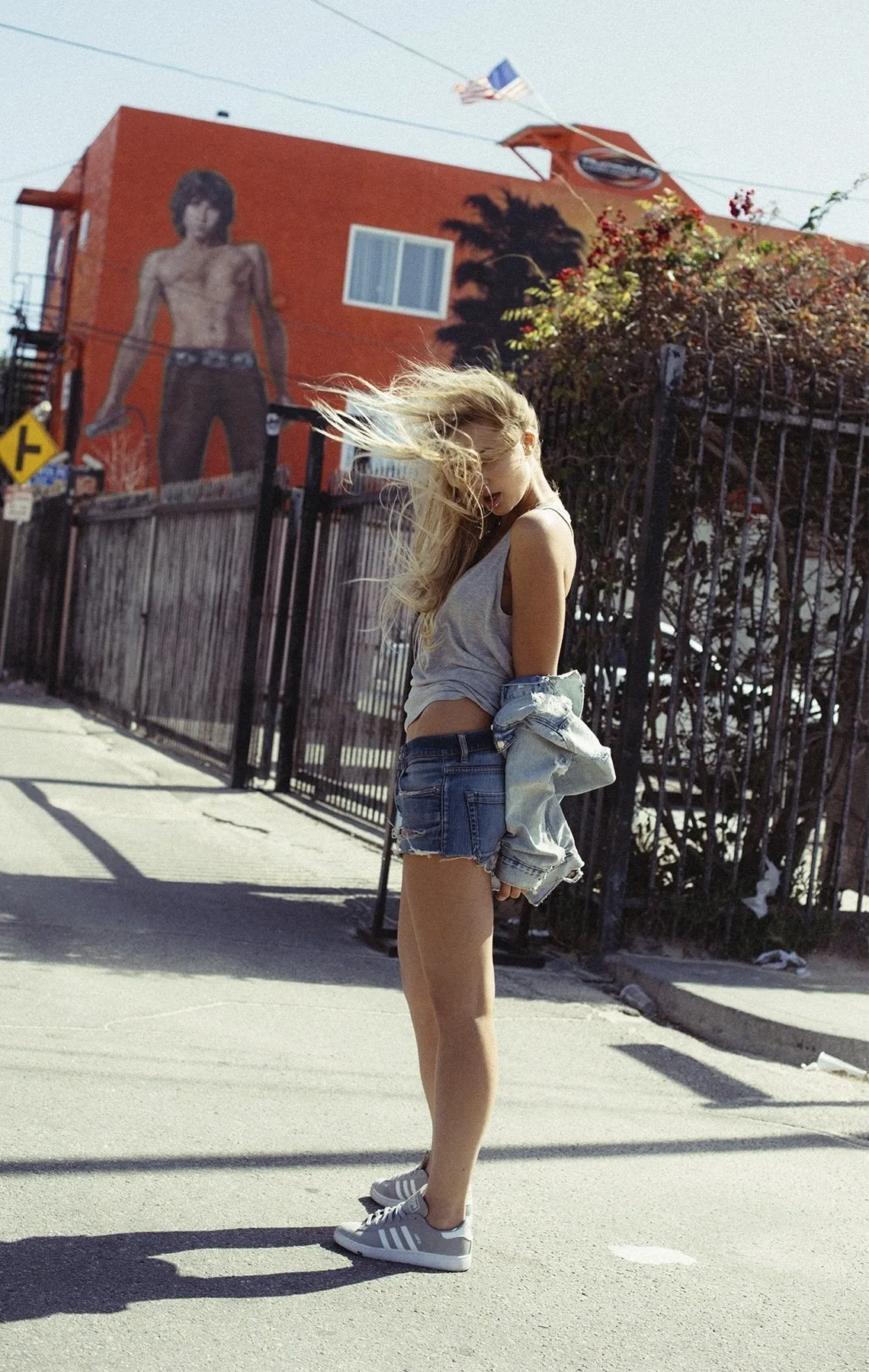 Racer Tank Top / Heather Grey