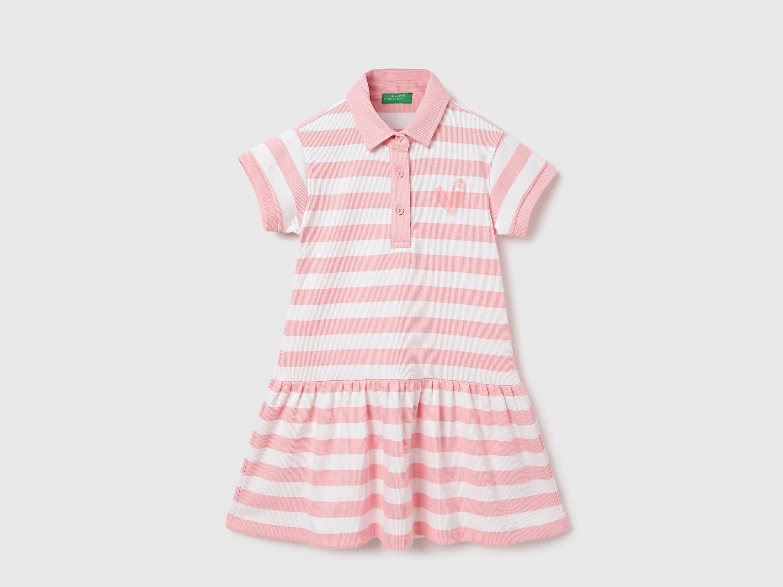 Regular Fit Polo Neck Striped T-Shirts