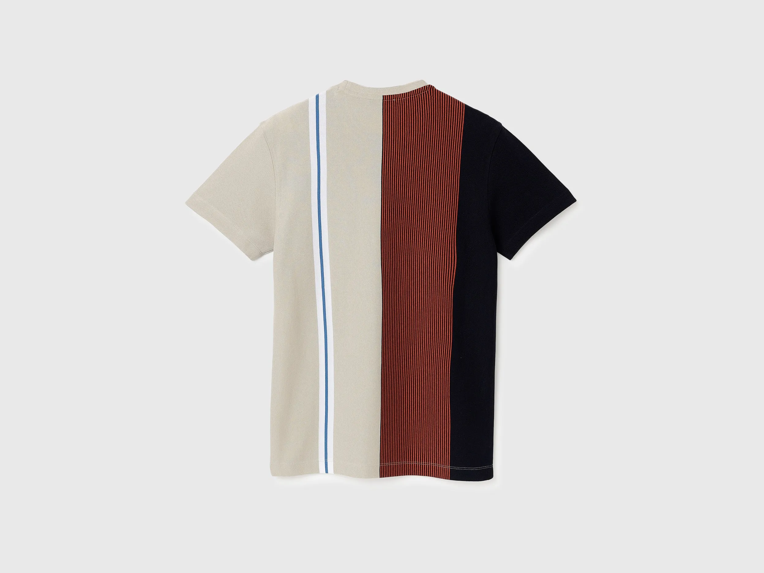 Regular Fit Round Neck Striped T-Shirts