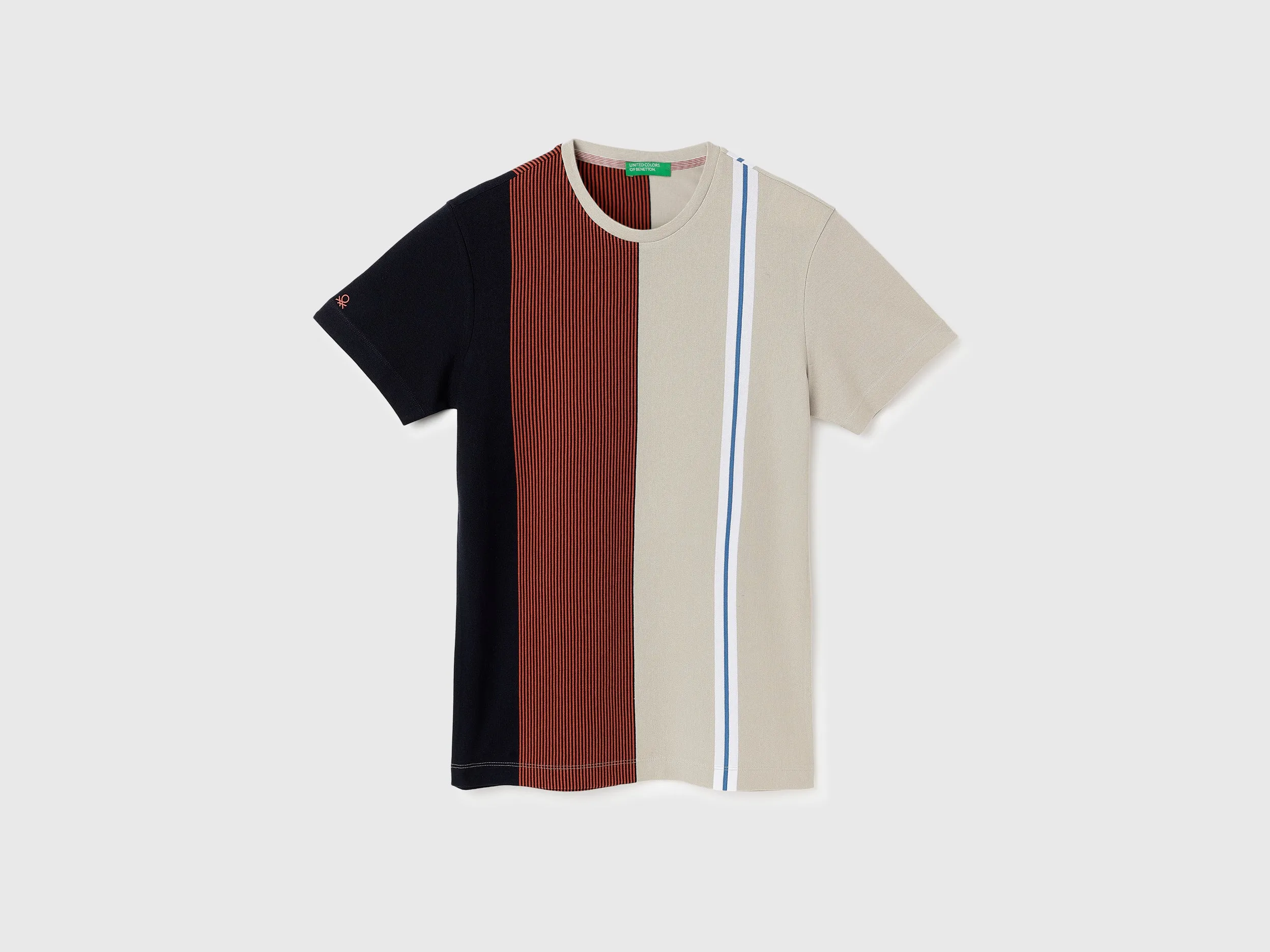 Regular Fit Round Neck Striped T-Shirts