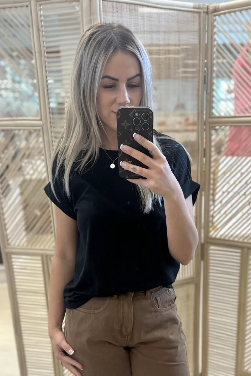 RHODES BASIC TEE - BLACK
