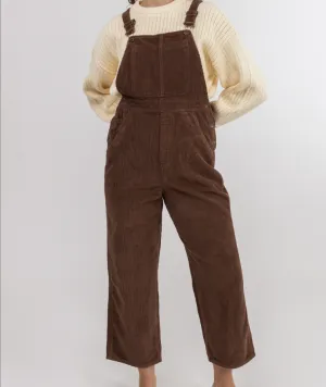 RHYTHM BRODIE CORDUROY JUMPSUIT - BROWN