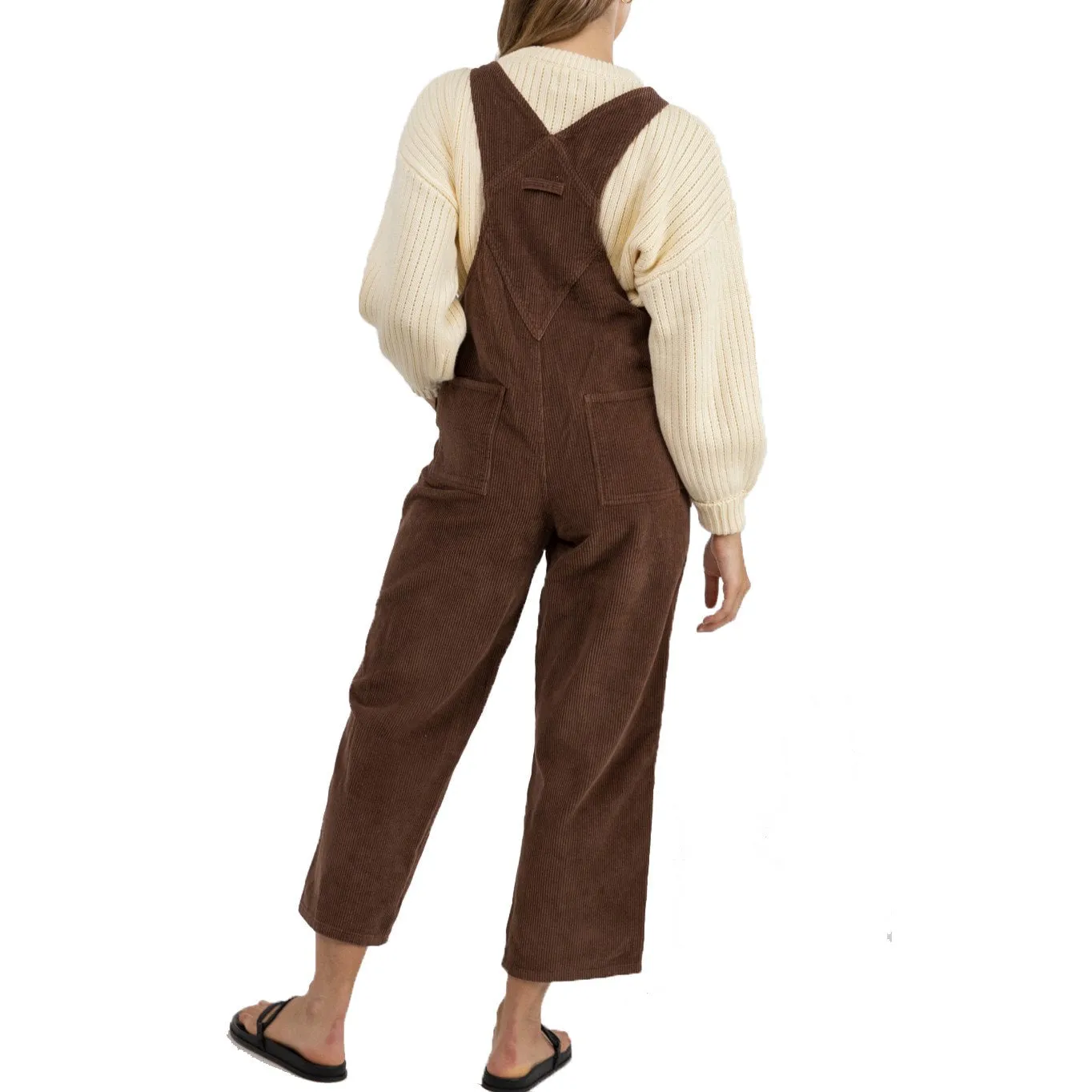 RHYTHM BRODIE CORDUROY JUMPSUIT - BROWN