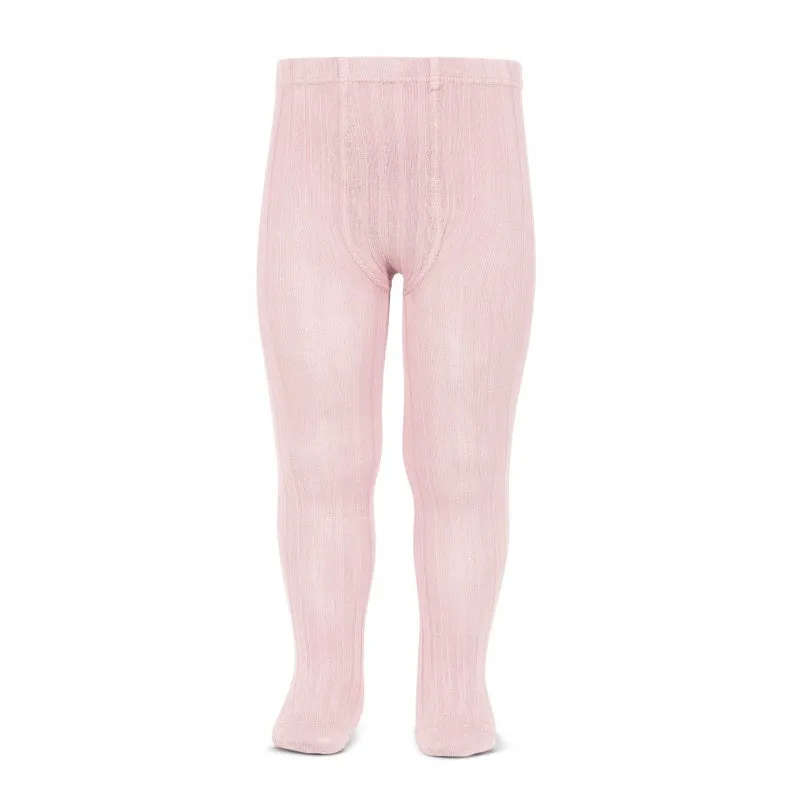Ribbed Tights Baby Pink